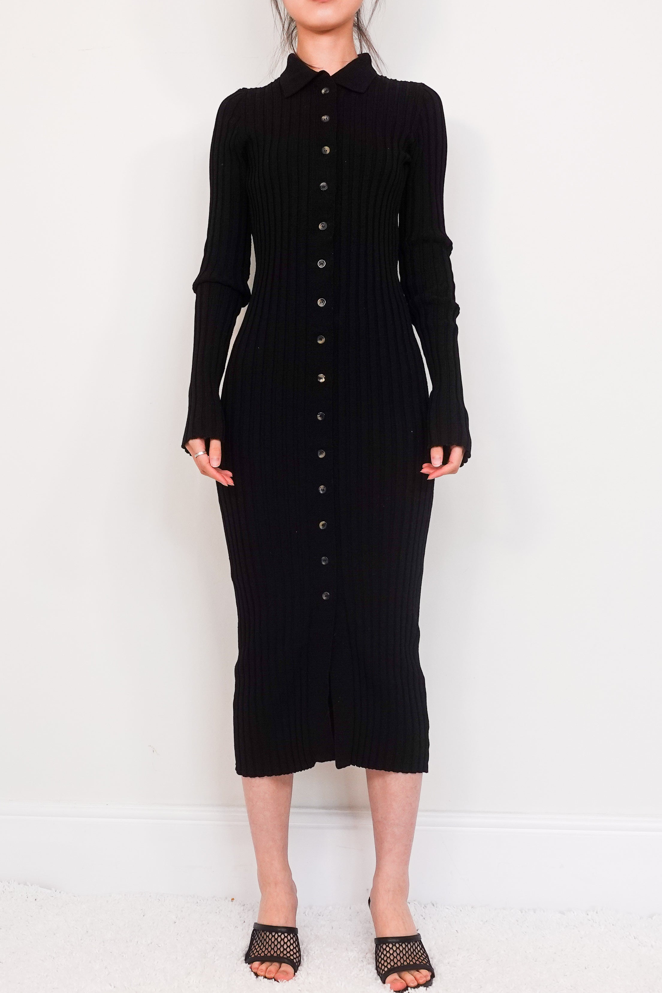 Black Knitted Dress RRP £180