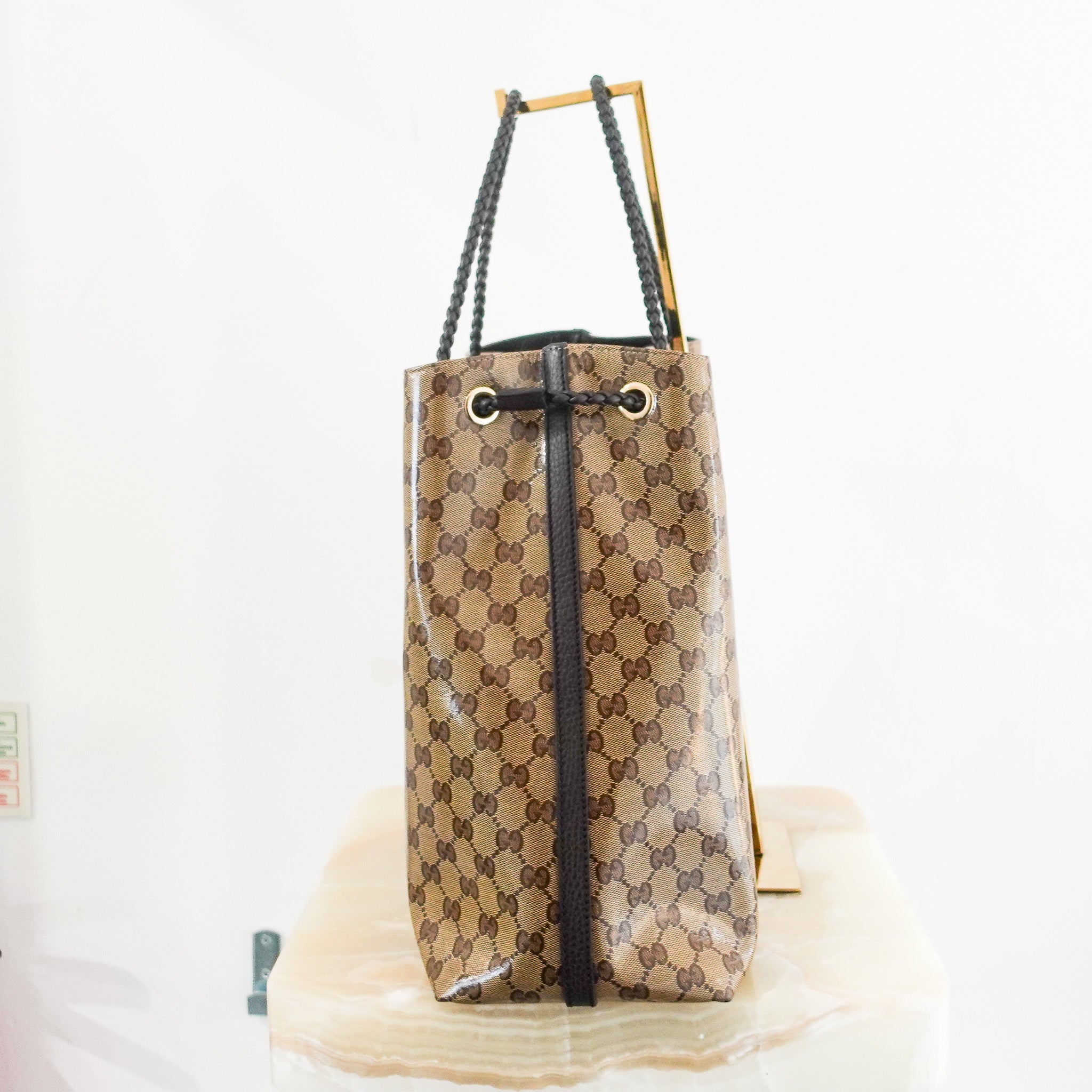 Coated monogram canvas bag RRP £1.2k