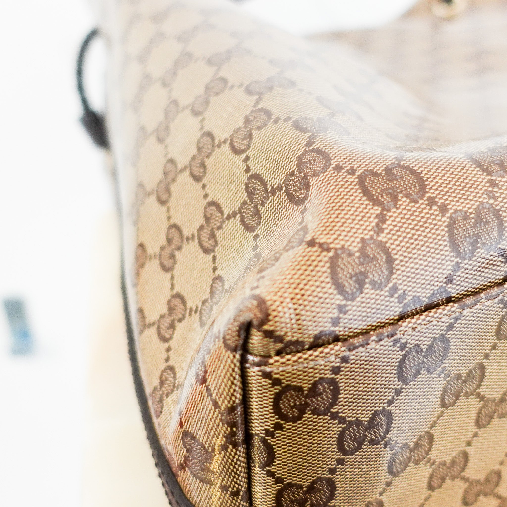 Coated monogram canvas bag RRP £1.2k