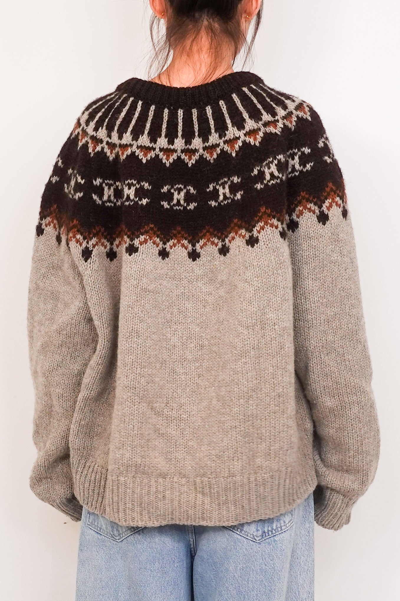 Wool knitted jumper RRP £1200