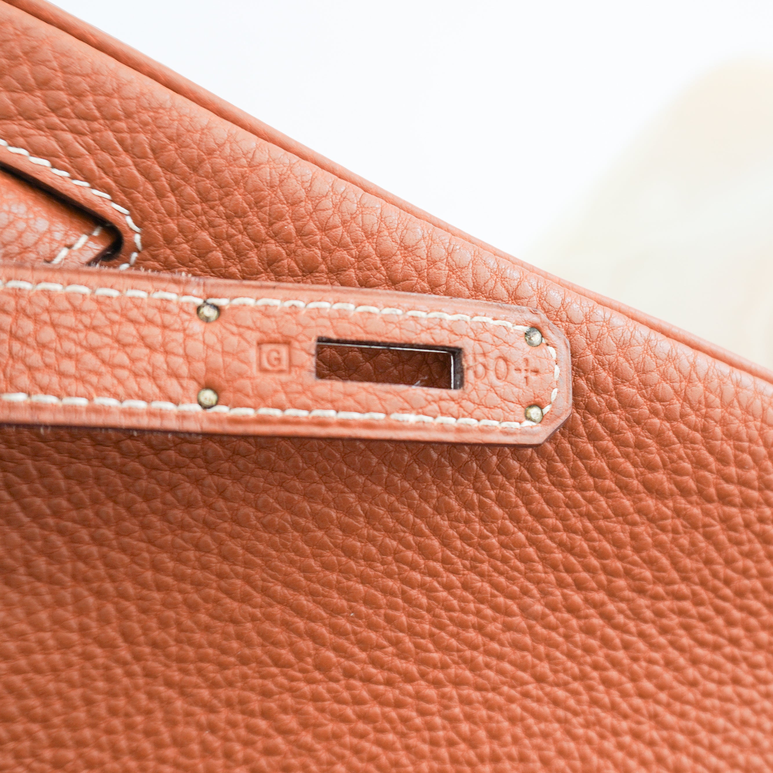 Hermès Birkin 35 Retourne in Gold Togo Leather with Palladium Hardware | Authentic Preloved