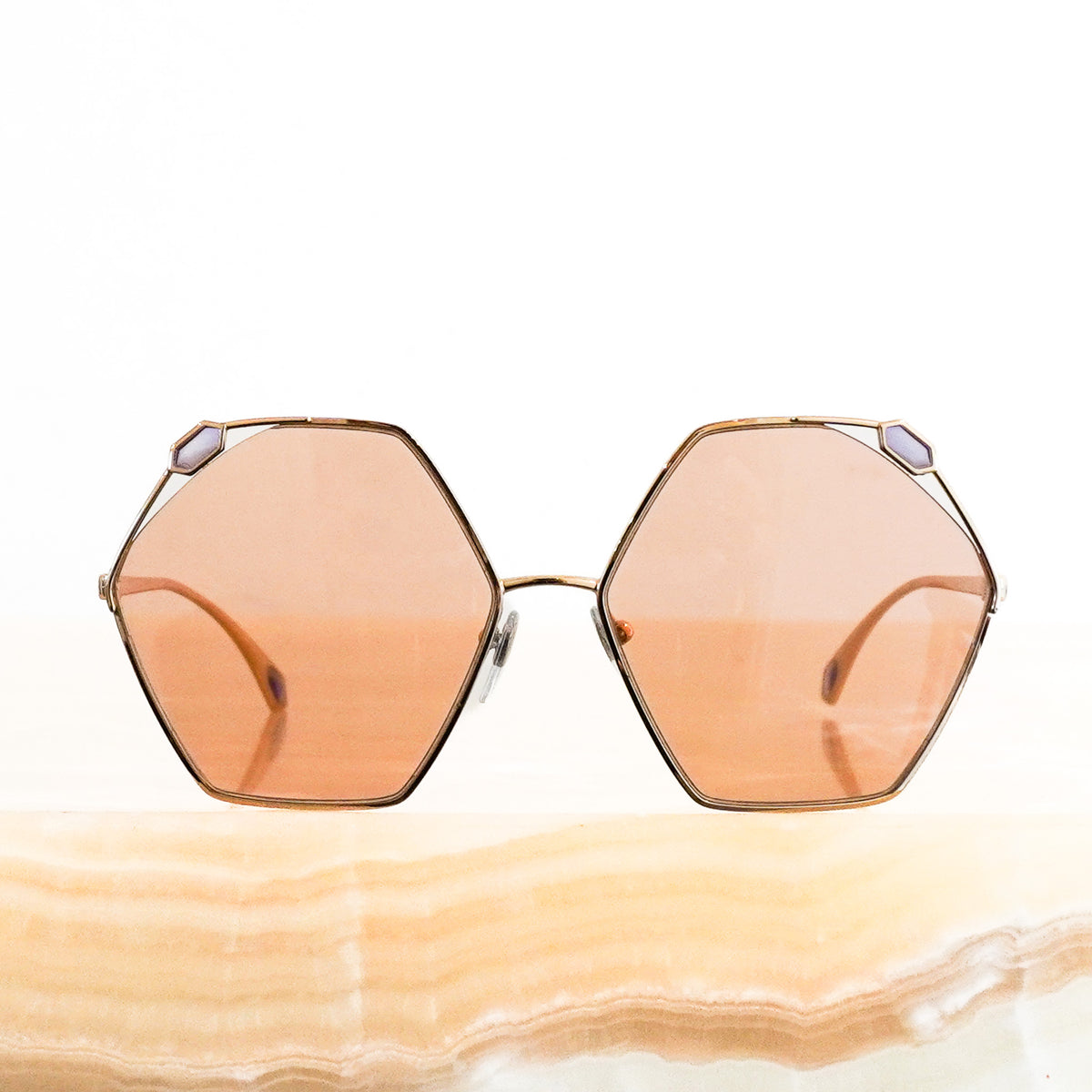 Bvlgari Serpenti Hexagonal Sunglasses (RRP £450) | FINAL SALE Authentic Preloved