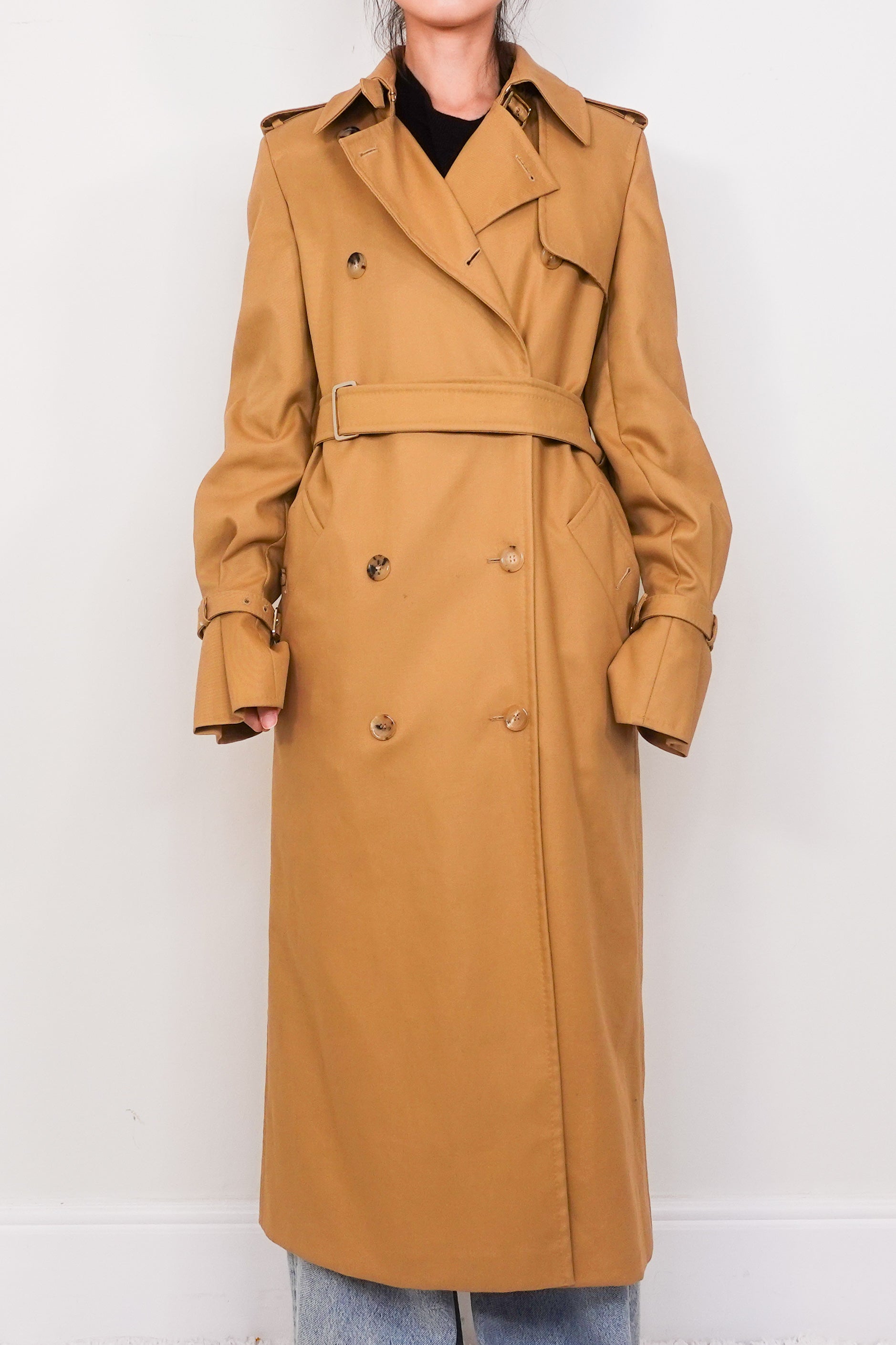 Long line beige Trenchcoat