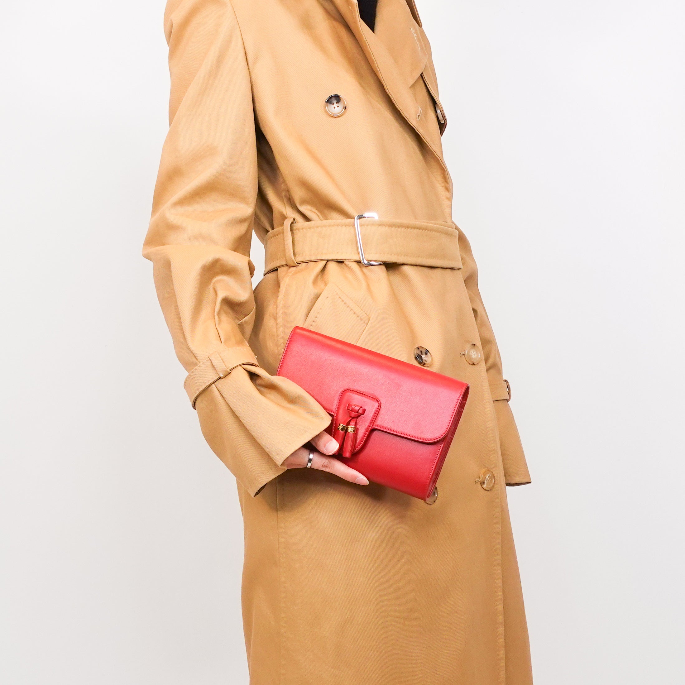 Long line beige Trenchcoat