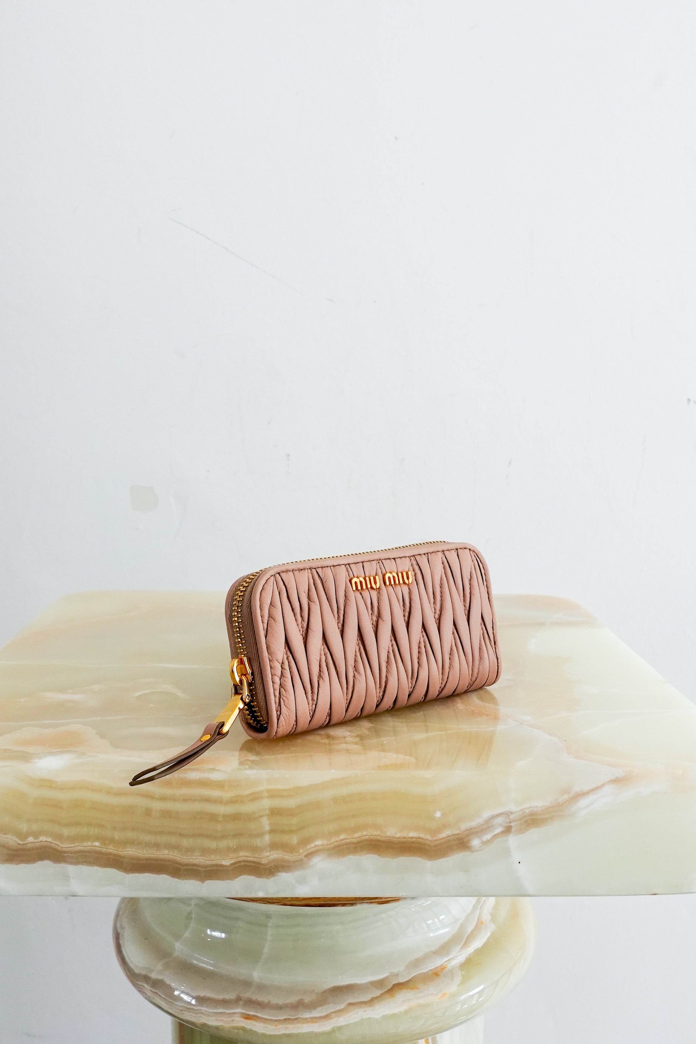 Dusty Pink key case RRP £800