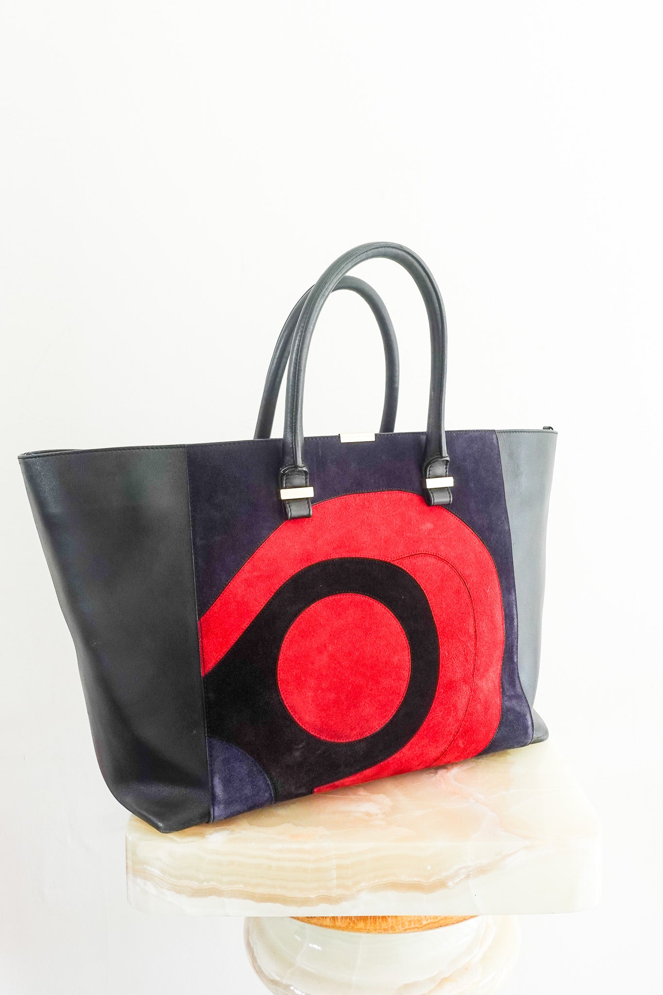 Suede tote bag RRP £700