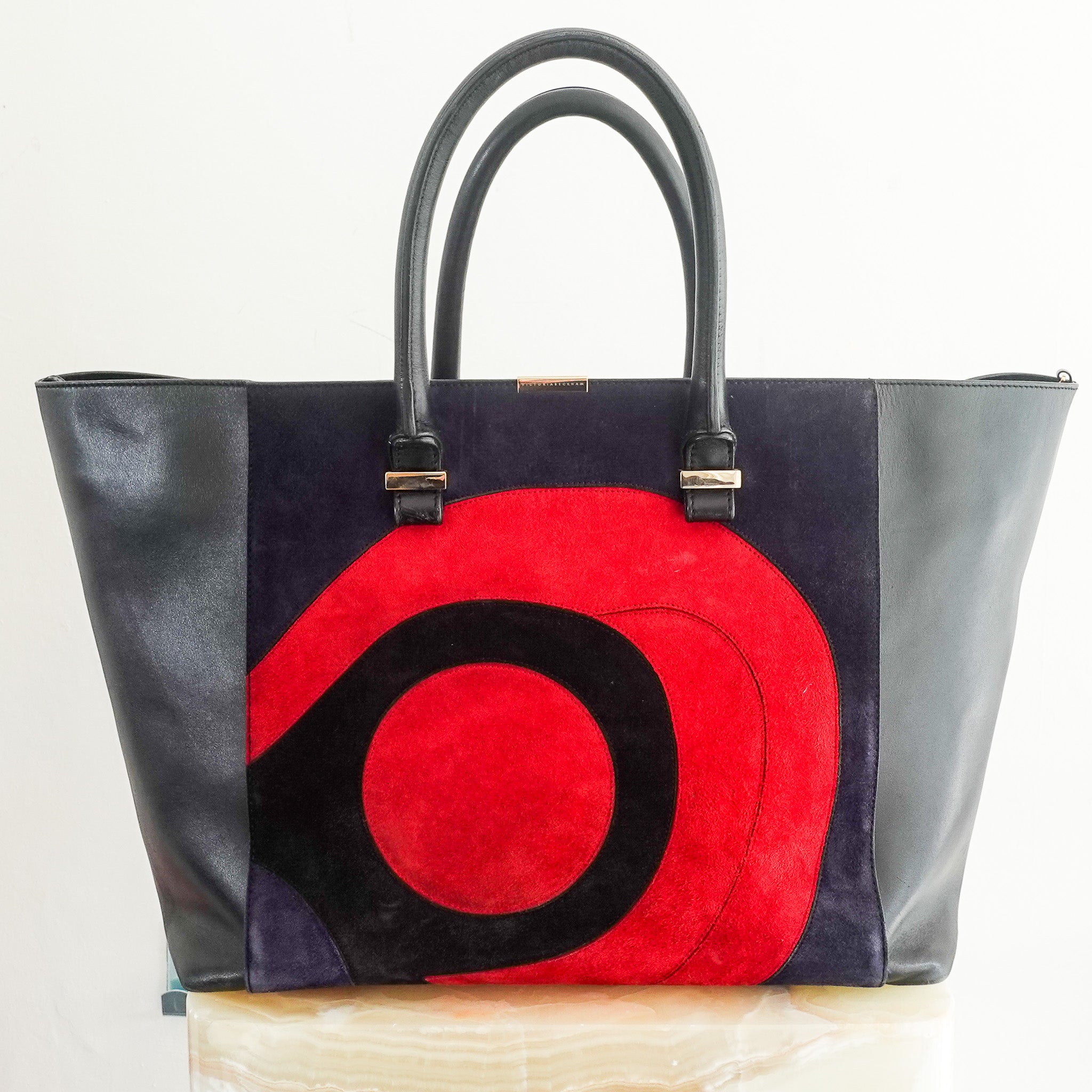 Suede tote bag RRP £700