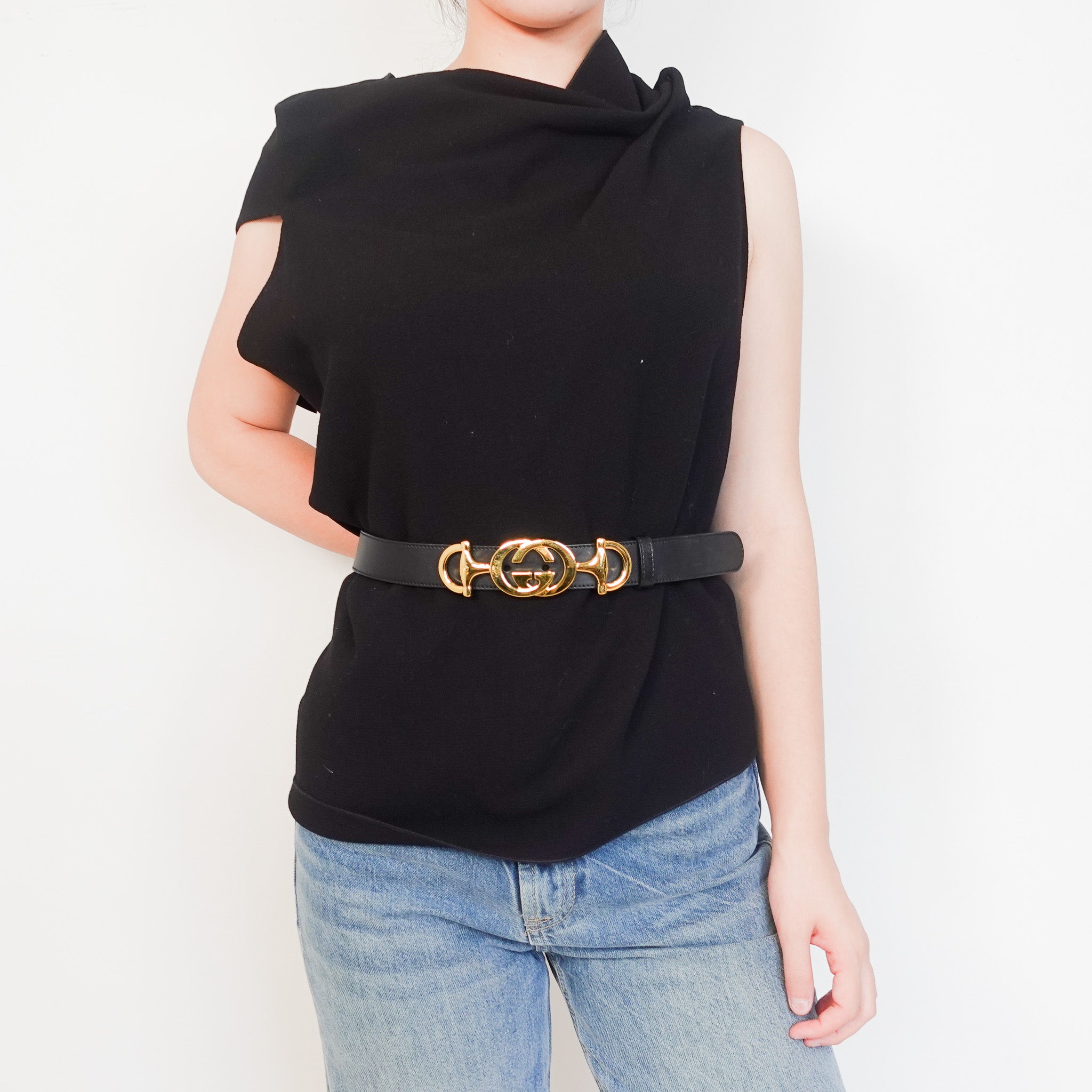 Gucci Gold Horsebit Belt RRP £500 | Authentic Preloved
