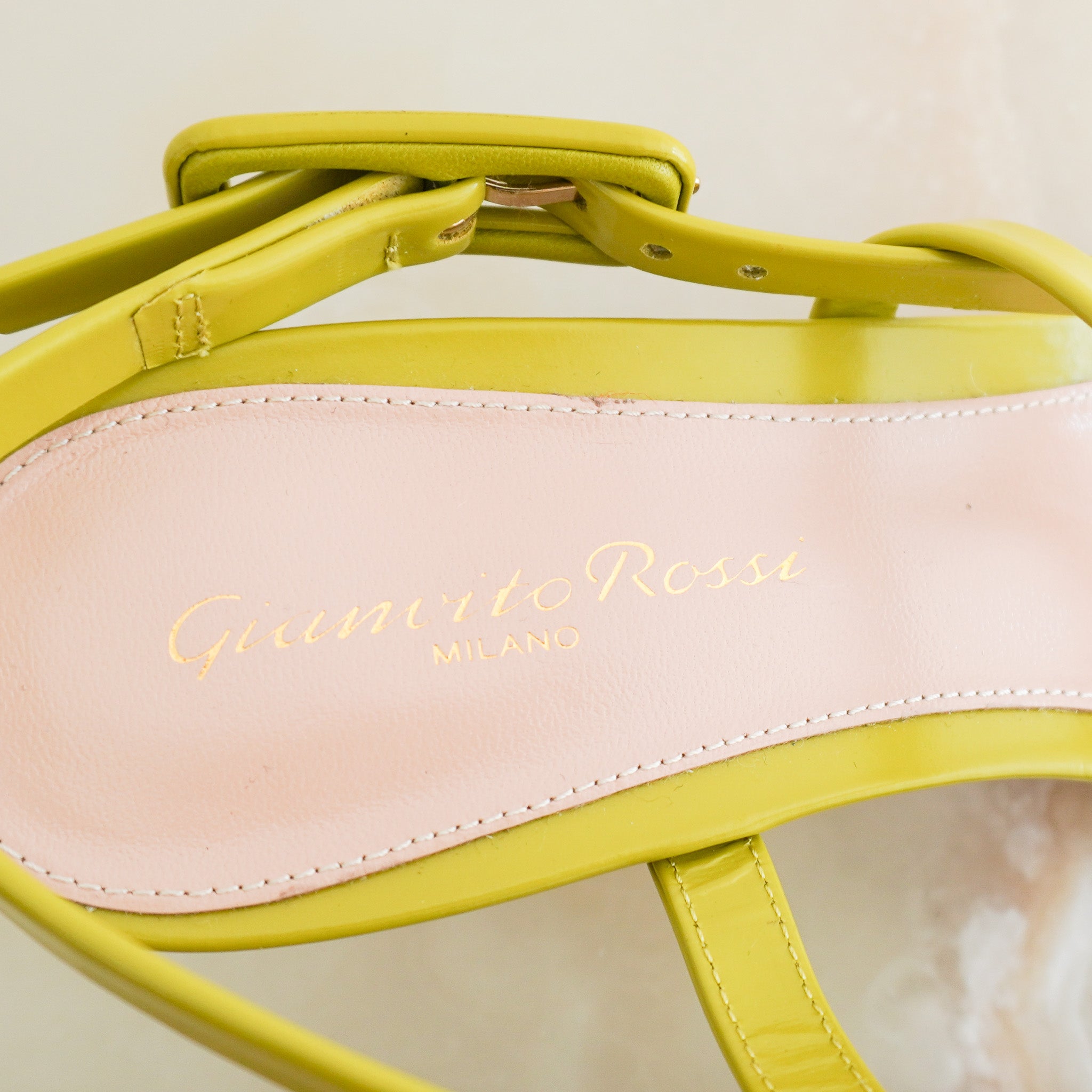 NEW Gianvito Rossi Green Lindsay Heeled Sandals (RRP £550) | Authentic Preloved
