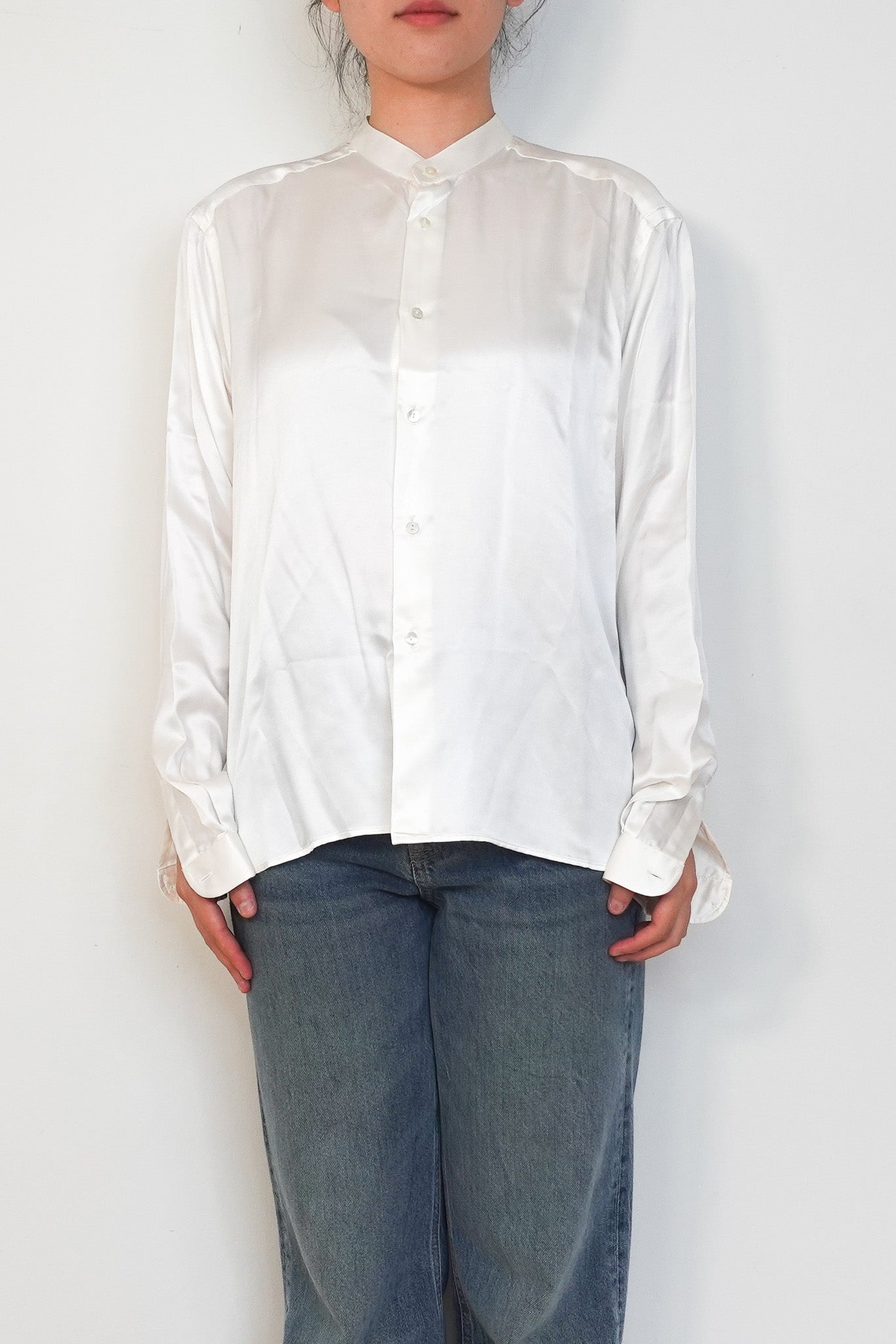 WNU White Silk Shirt RRP £170 | Authentic Preloved - Reloved Again