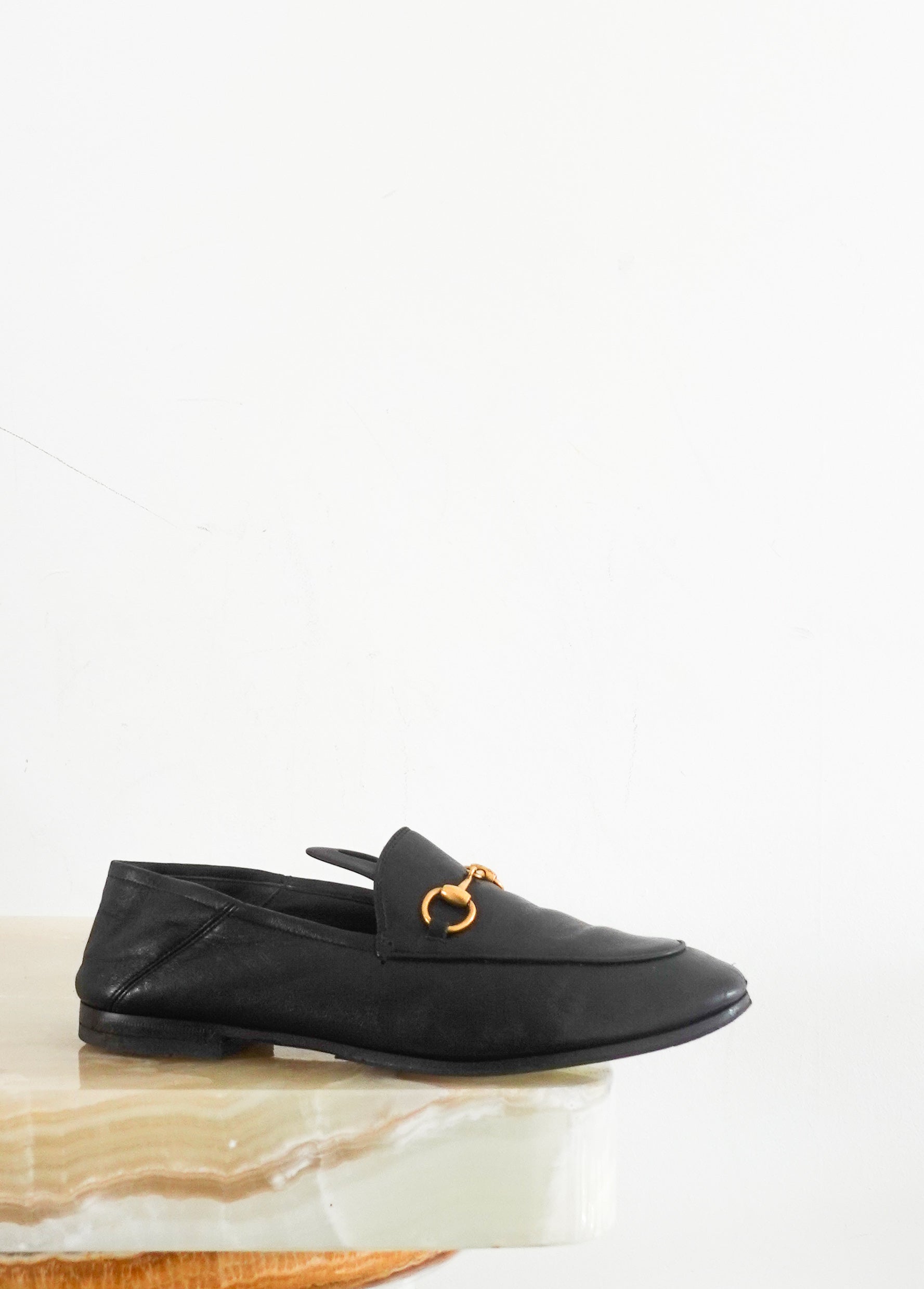 Princetown black leather loafers RRP £800