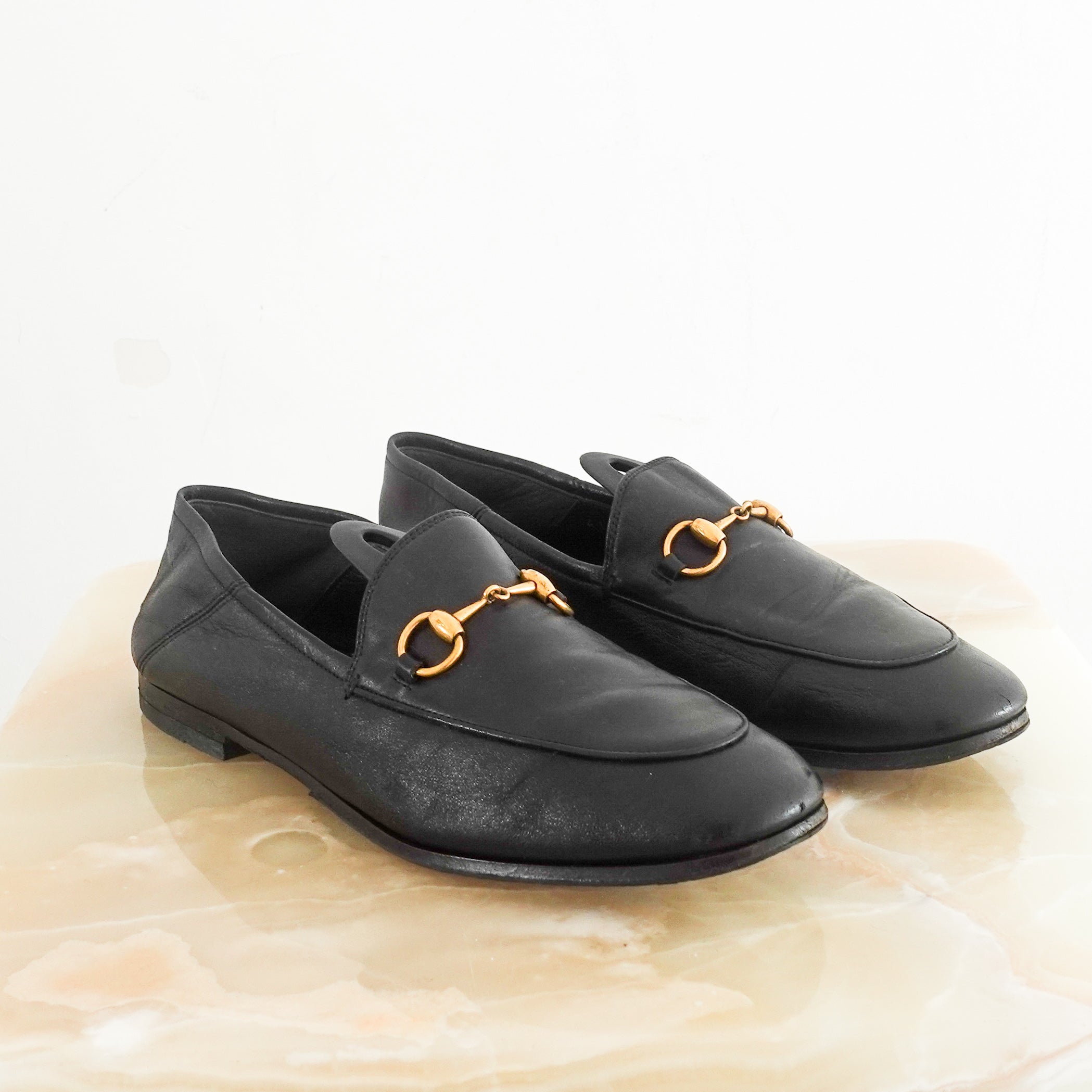 Princetown black leather loafers RRP £800