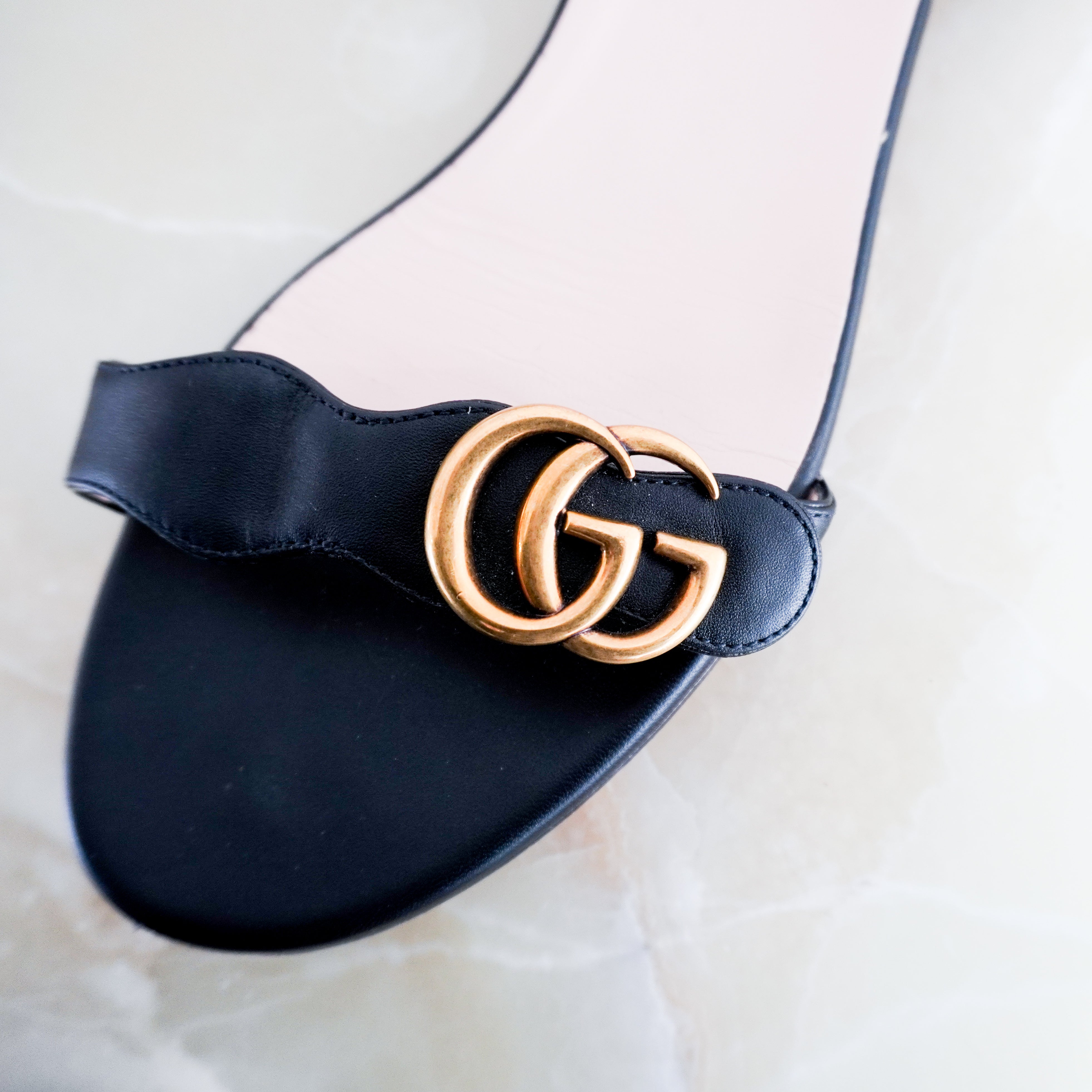 Gucci GG Nero Lifford Sandals RRP £800 | Authentic Preloved