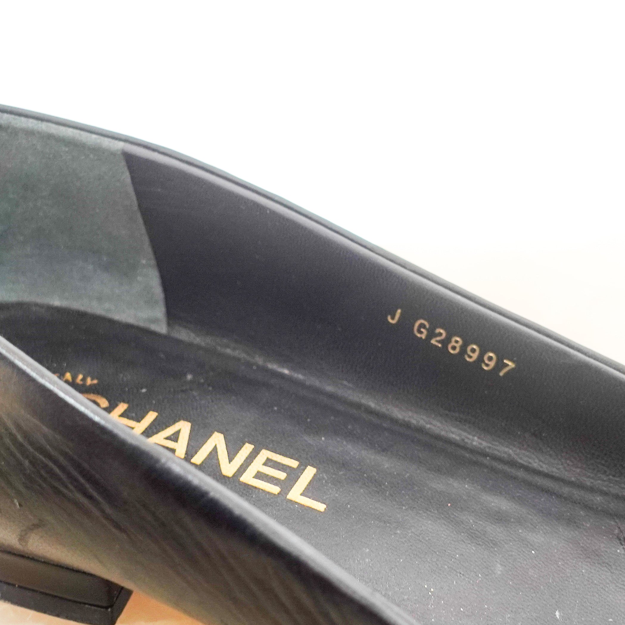 Black ballet flats RRP £850