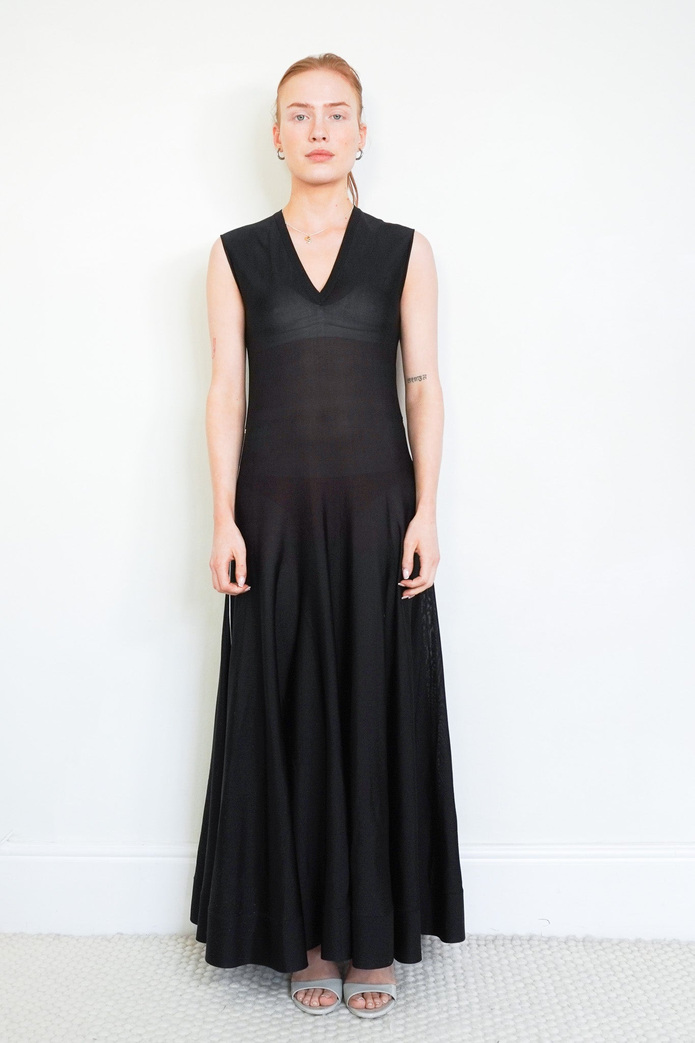 Chanel Sleeveless Knit Maxi Dress in Black RRP £5,000 | Authentic Preloved - Reloved Again
