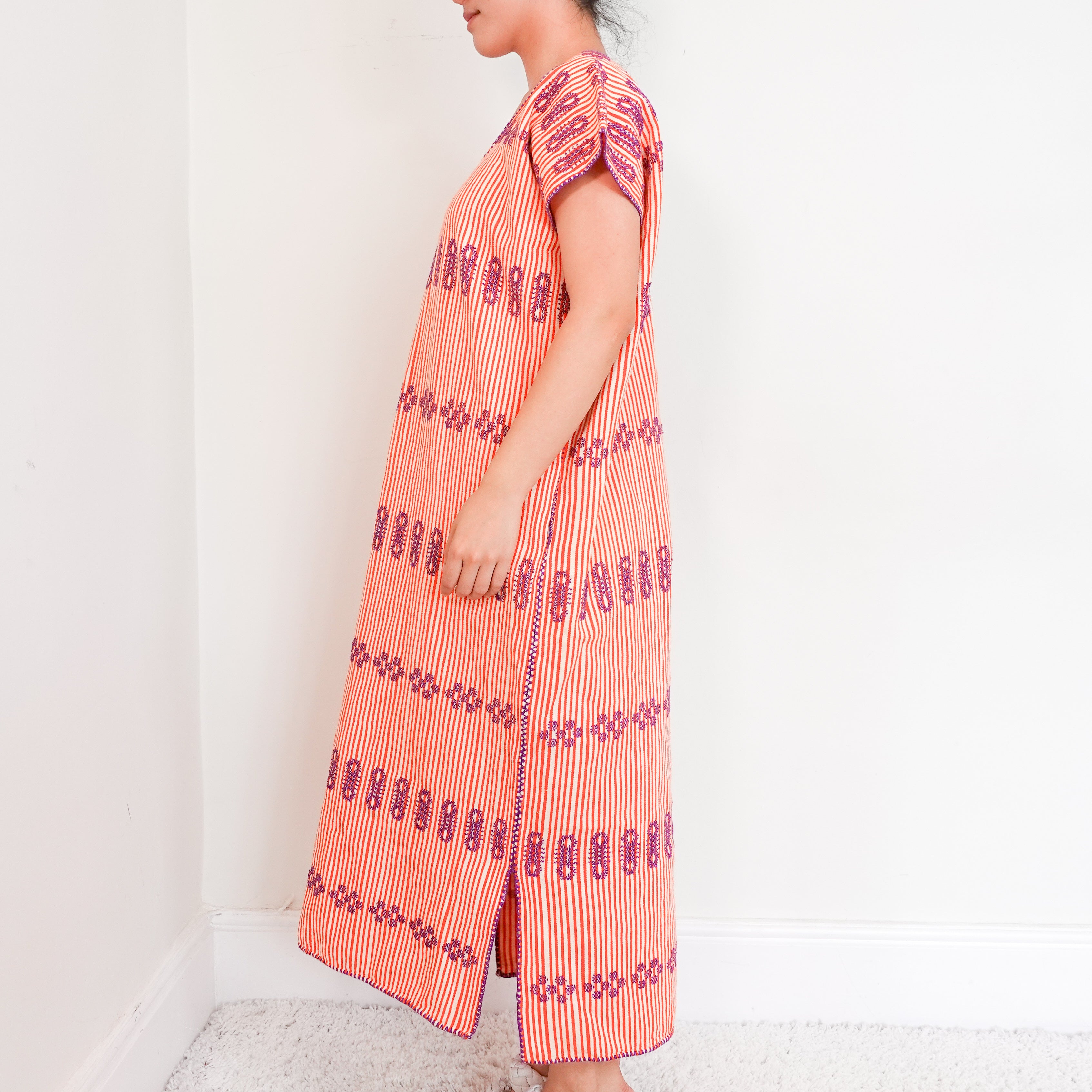 Pippa Holt 15 Maxi Kaftan in Orange RRP £651 | Authentic and Preloved