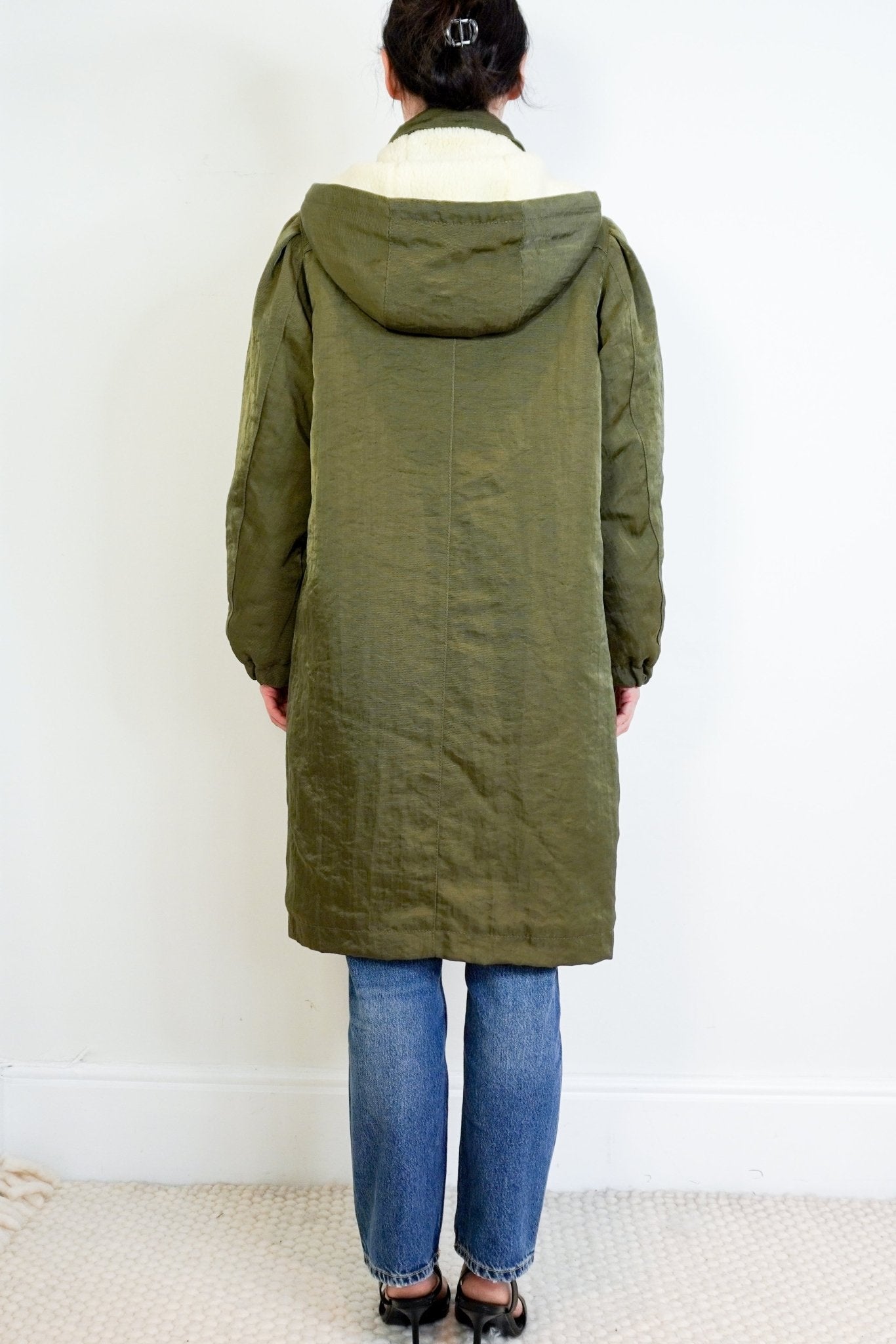 Miu Miu Green Fleece Lined Parka RRP £2000 | Authentic Preloved