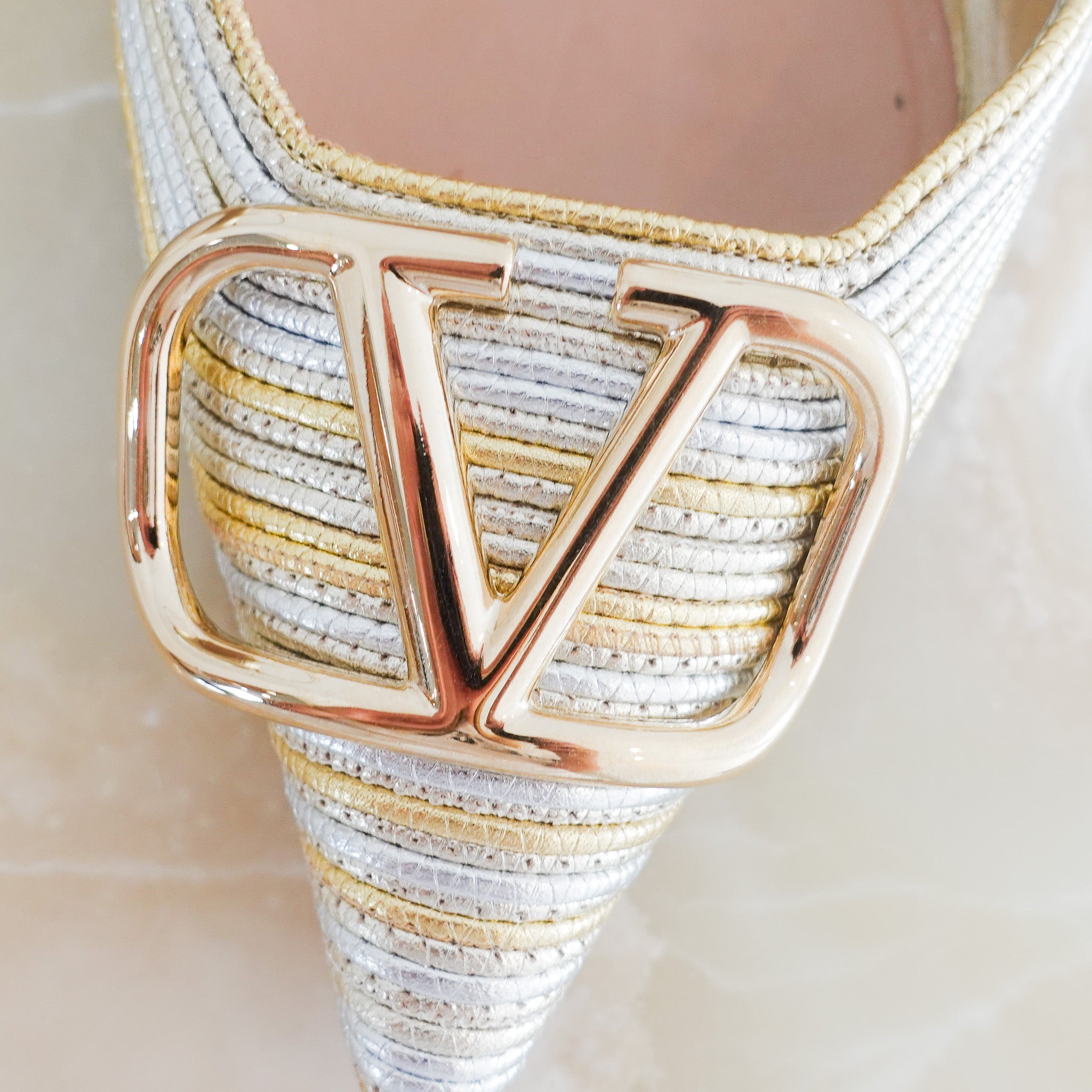 Valentino VG Slingback Heels RRP £850 | Authentic Preloved - Reloved Again