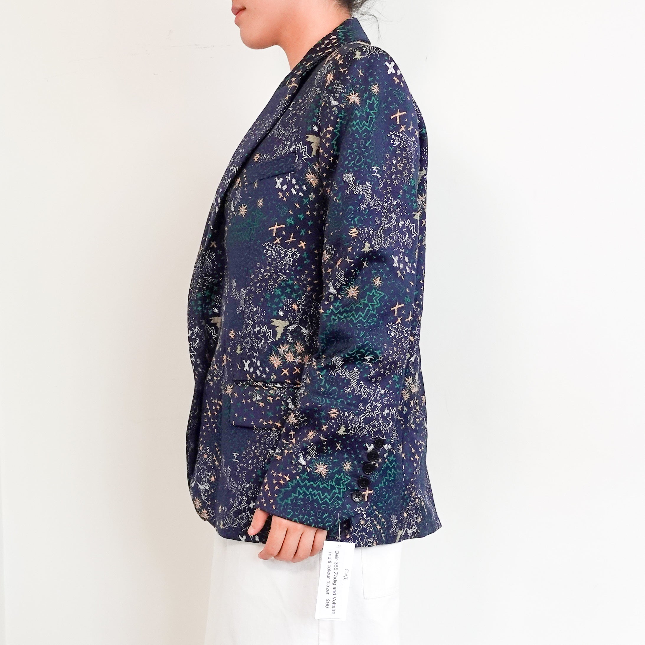 Zadig & Voltaire Viking jacquard blazer RRP £645 | Authentic & Preloved [final sale]