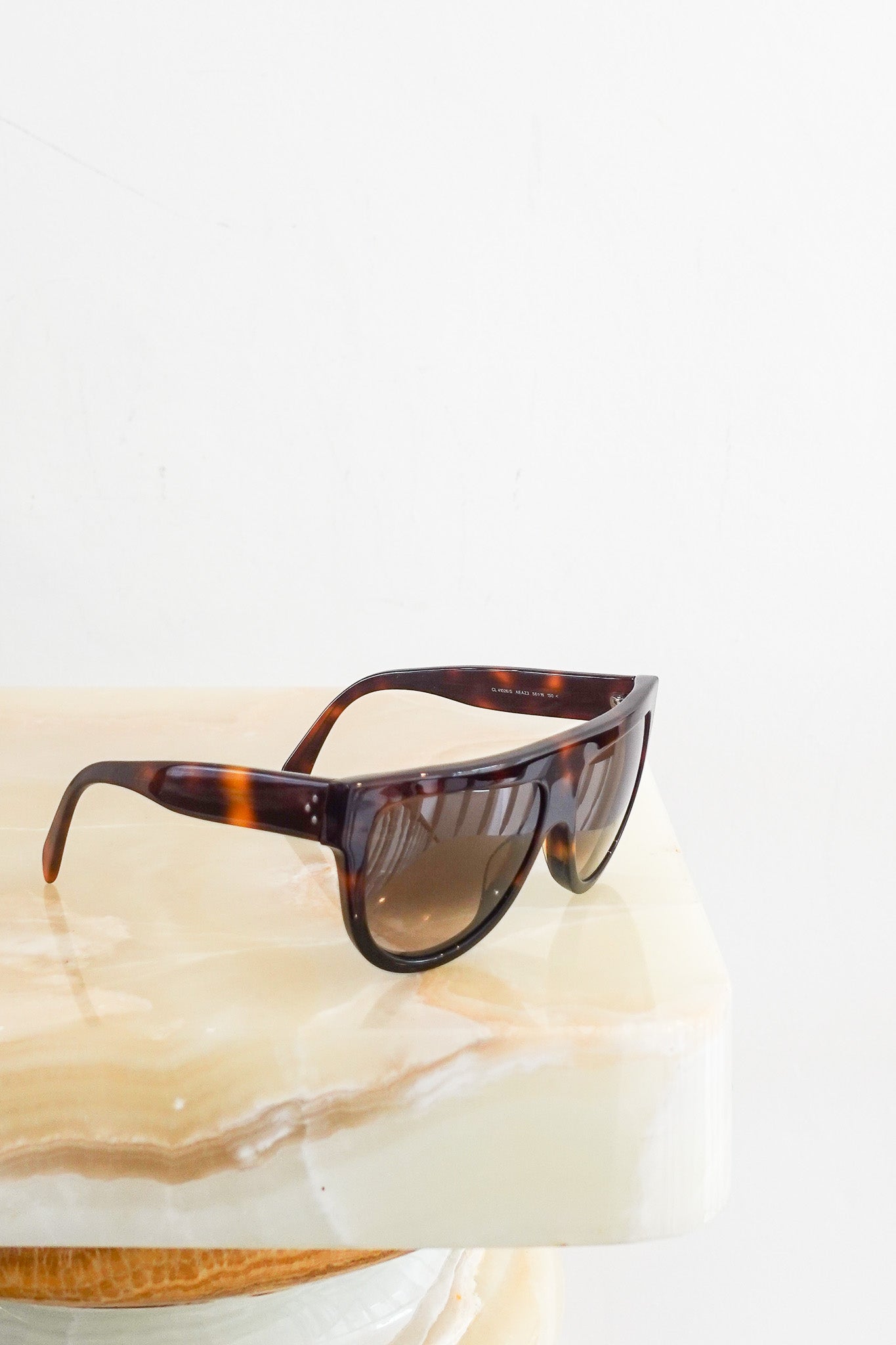 Tortoiseshell aviator sunglasses RRP £380