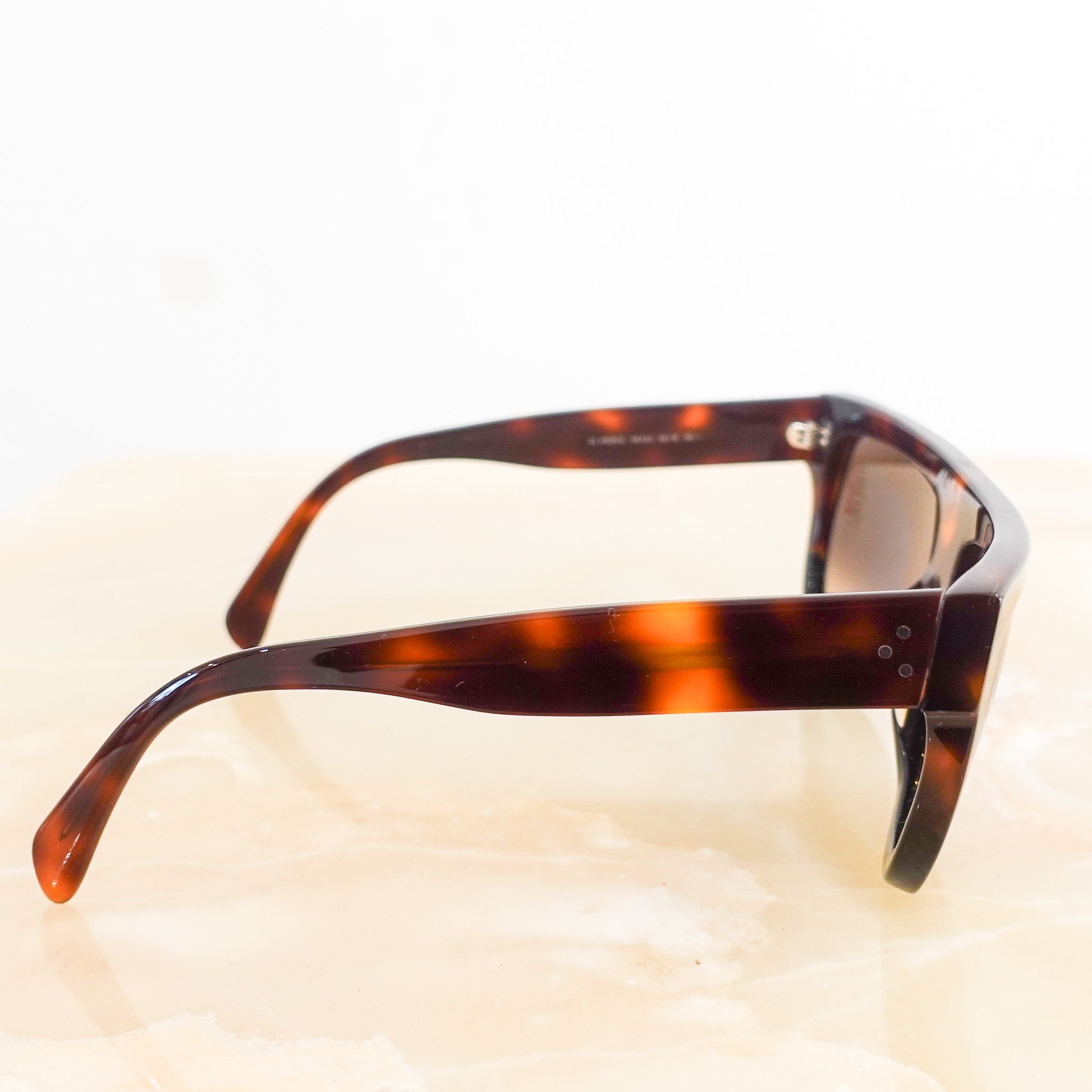 Tortoiseshell aviator sunglasses RRP £380