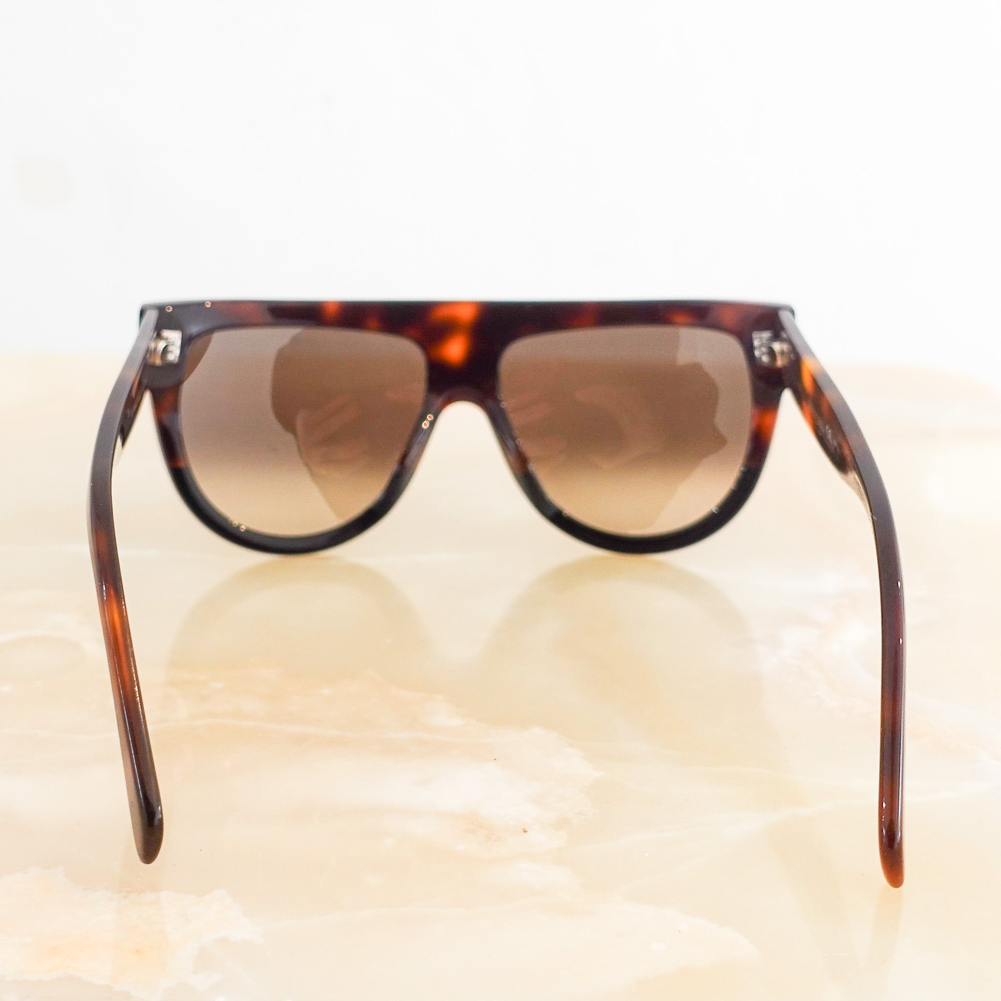 Tortoiseshell aviator sunglasses RRP £380