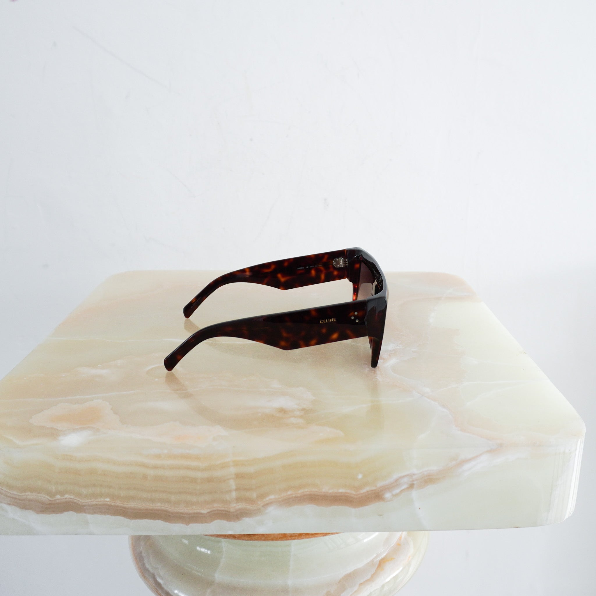 Celine Flat Top Tortoise Shell Sunglasses RRP £280 | Authentic Preloved FINAL SALE - Reloved Again