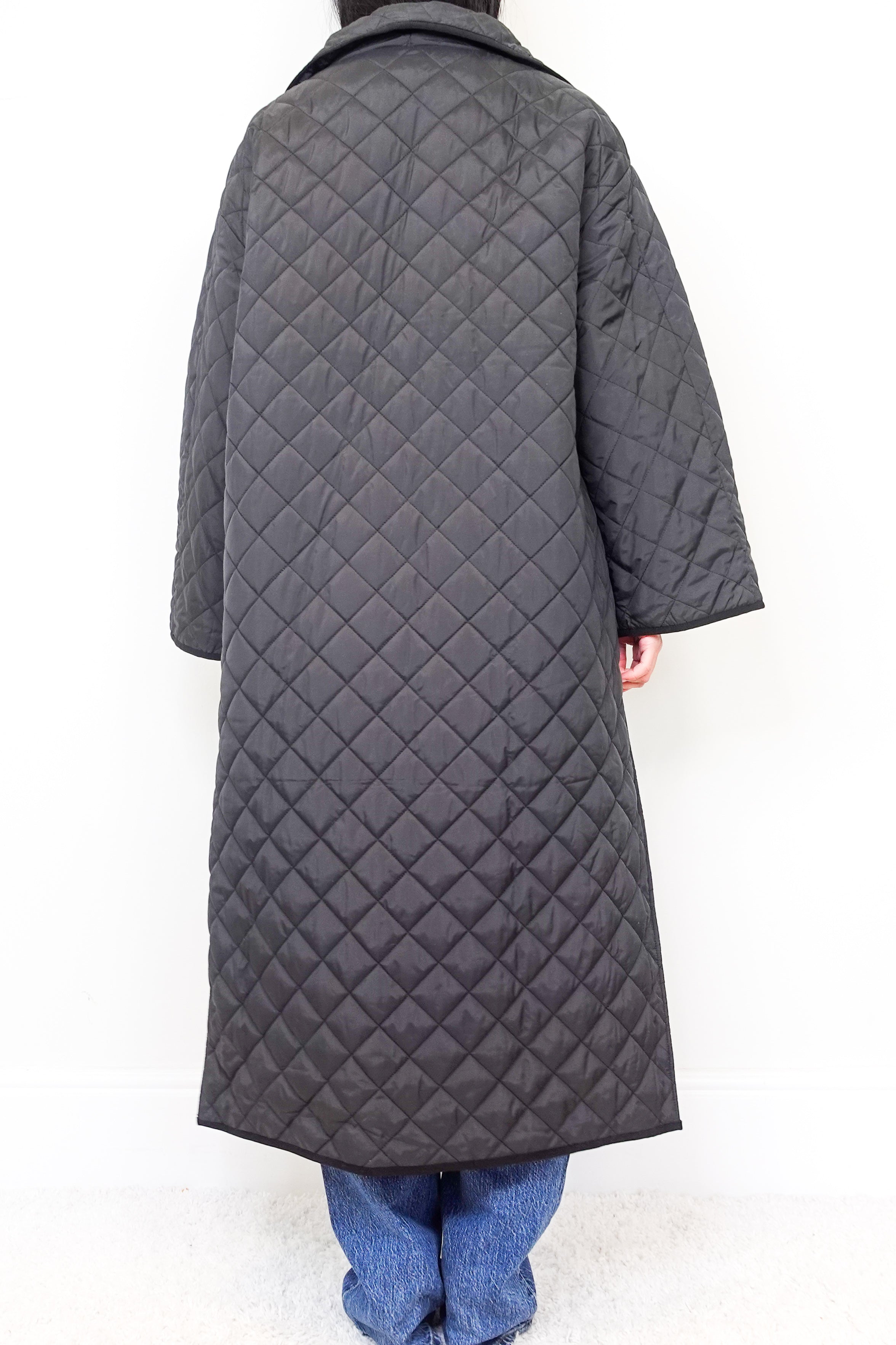 Quilted Long Line Coat RRP £600