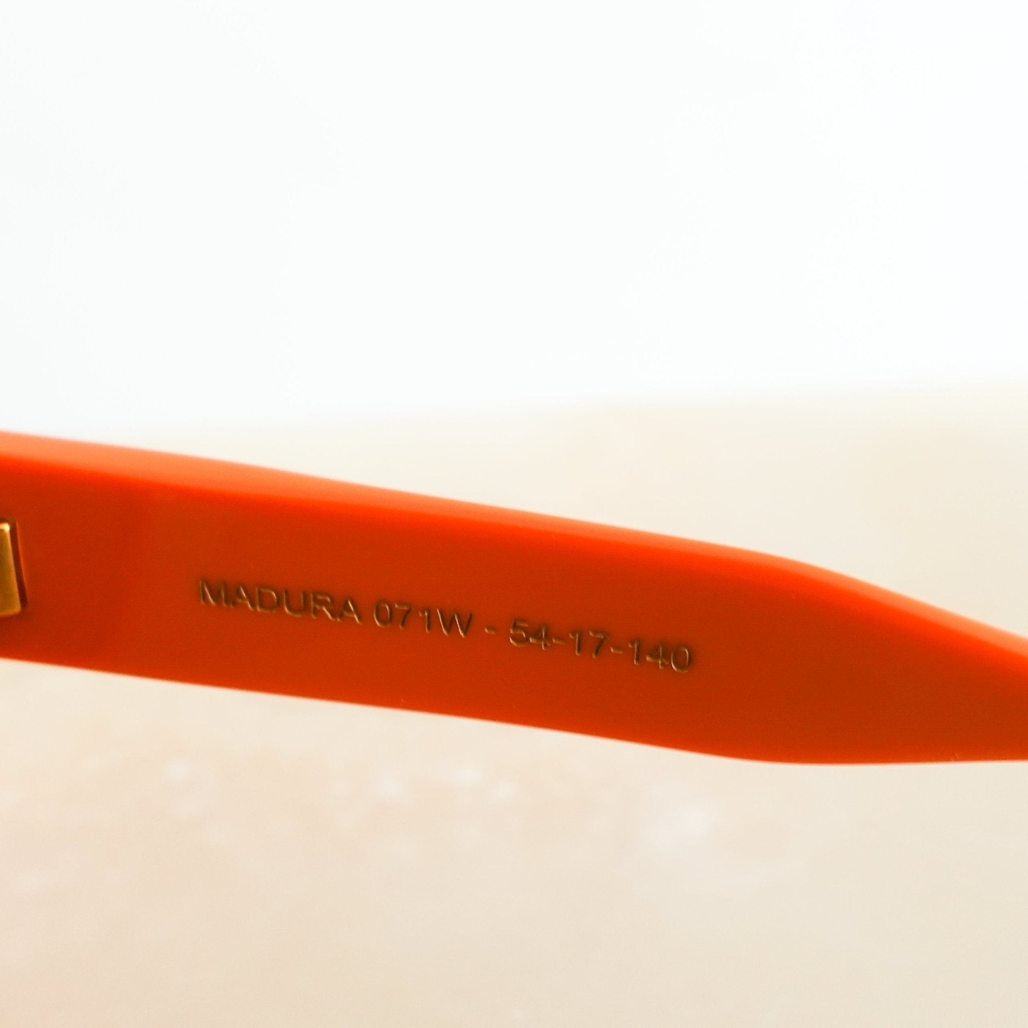 Claris Virot Orange Madura Sunglasses RRP £175 | Preloved Authentic - Reloved Again