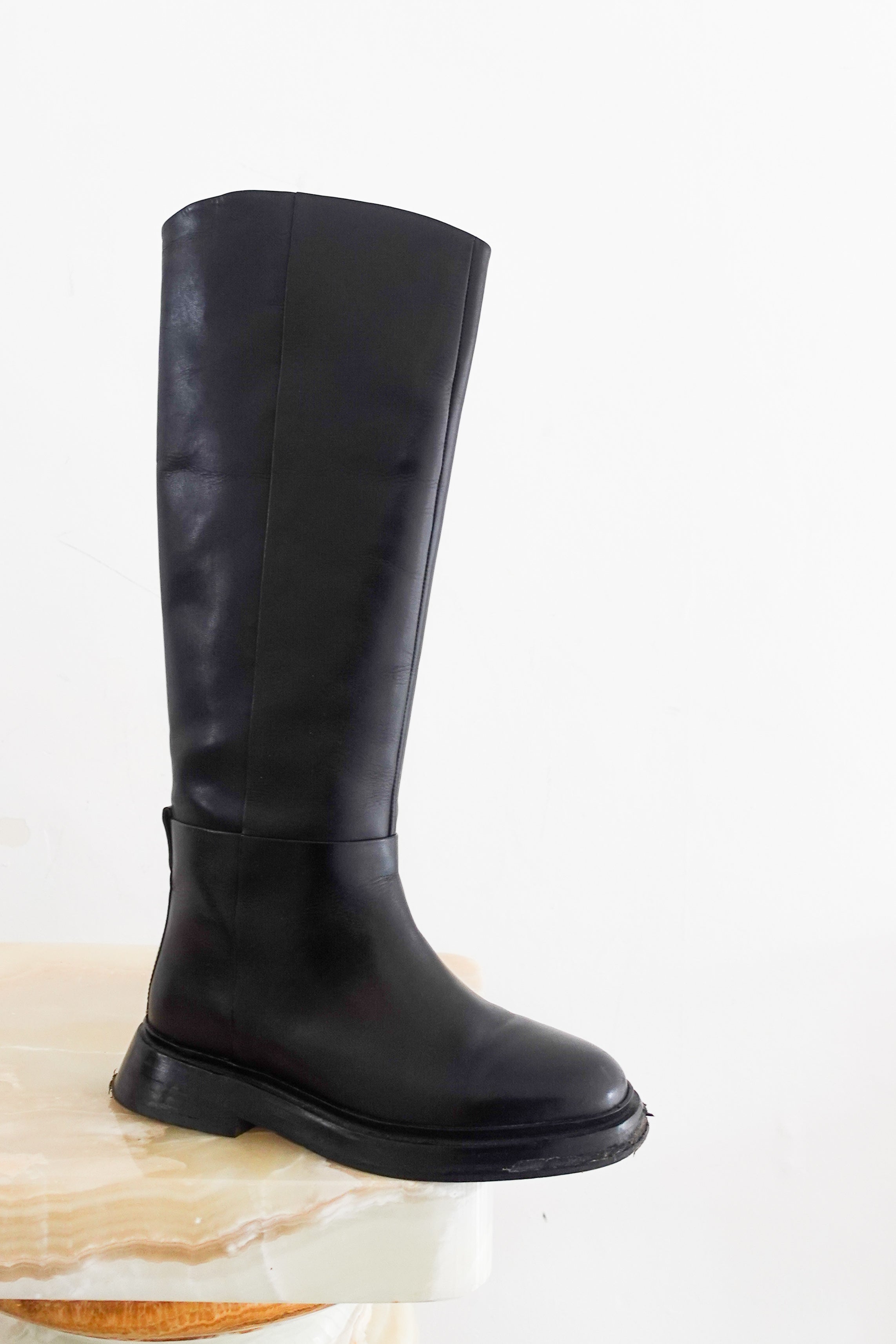 Black Long boots RRP £200