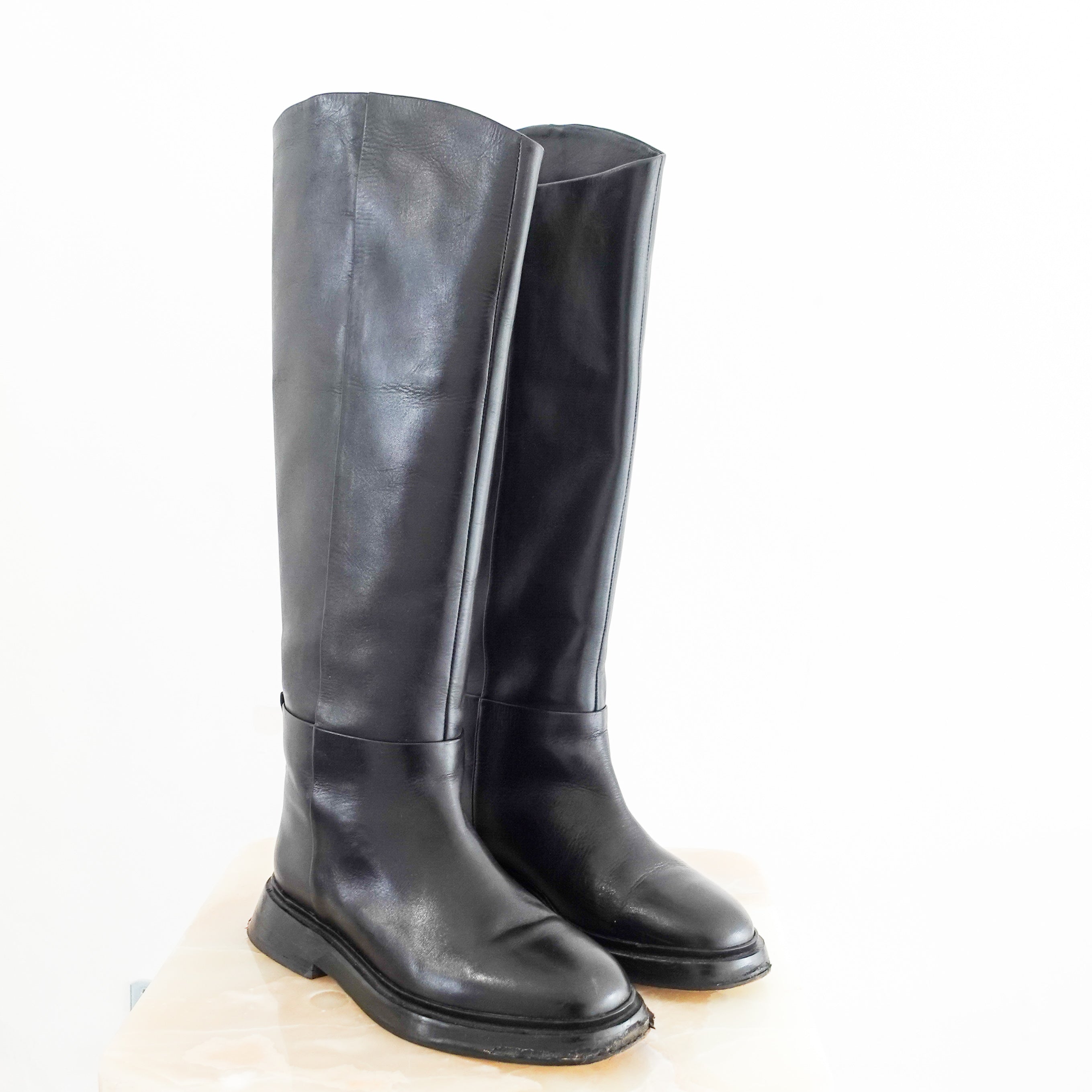 Black Long boots RRP £200