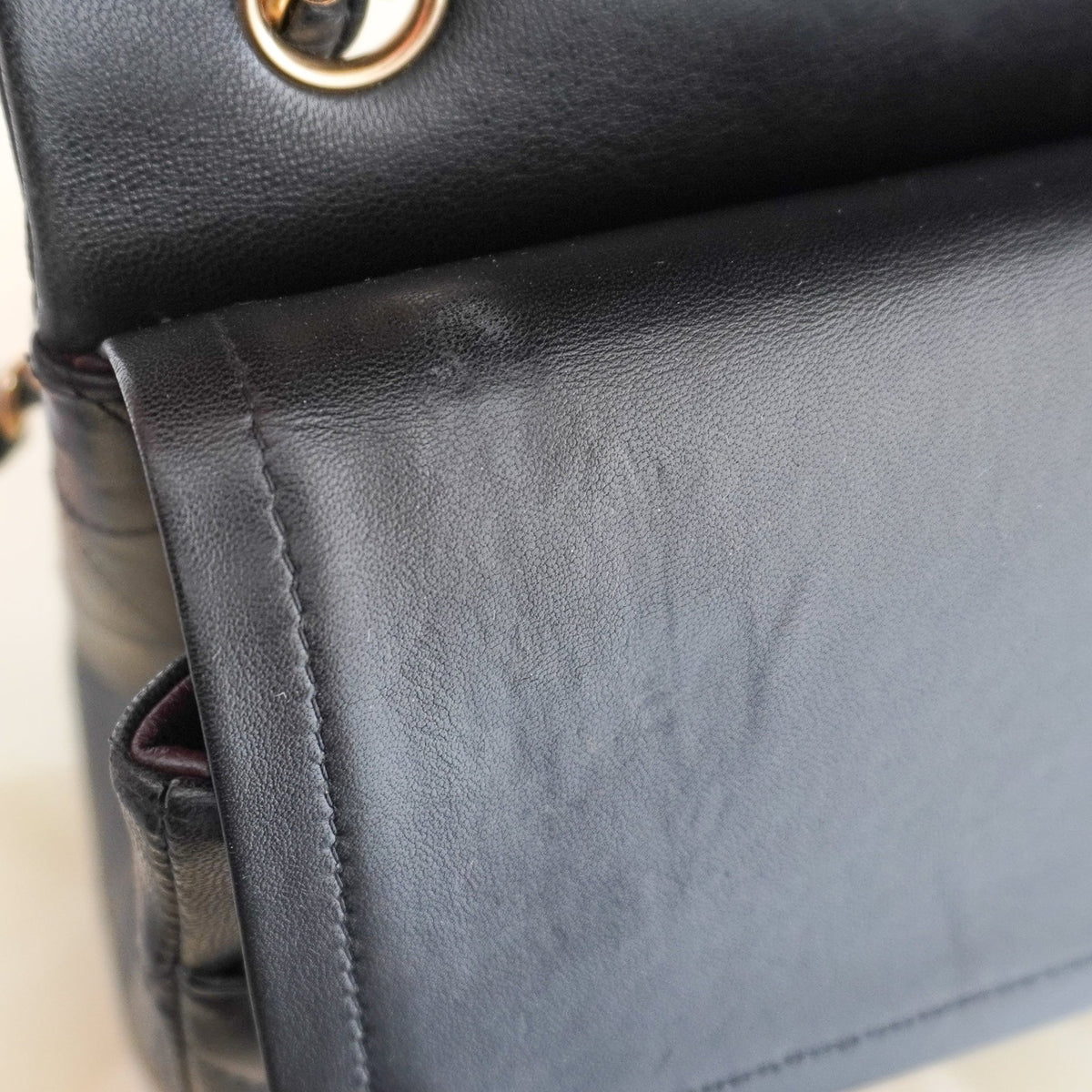Chanel Jumbo Classic Handbag in Black Lambskin Leather with Gold-Tone Hardware (RRP £10,050) | Authentic Preloved - Reloved Again