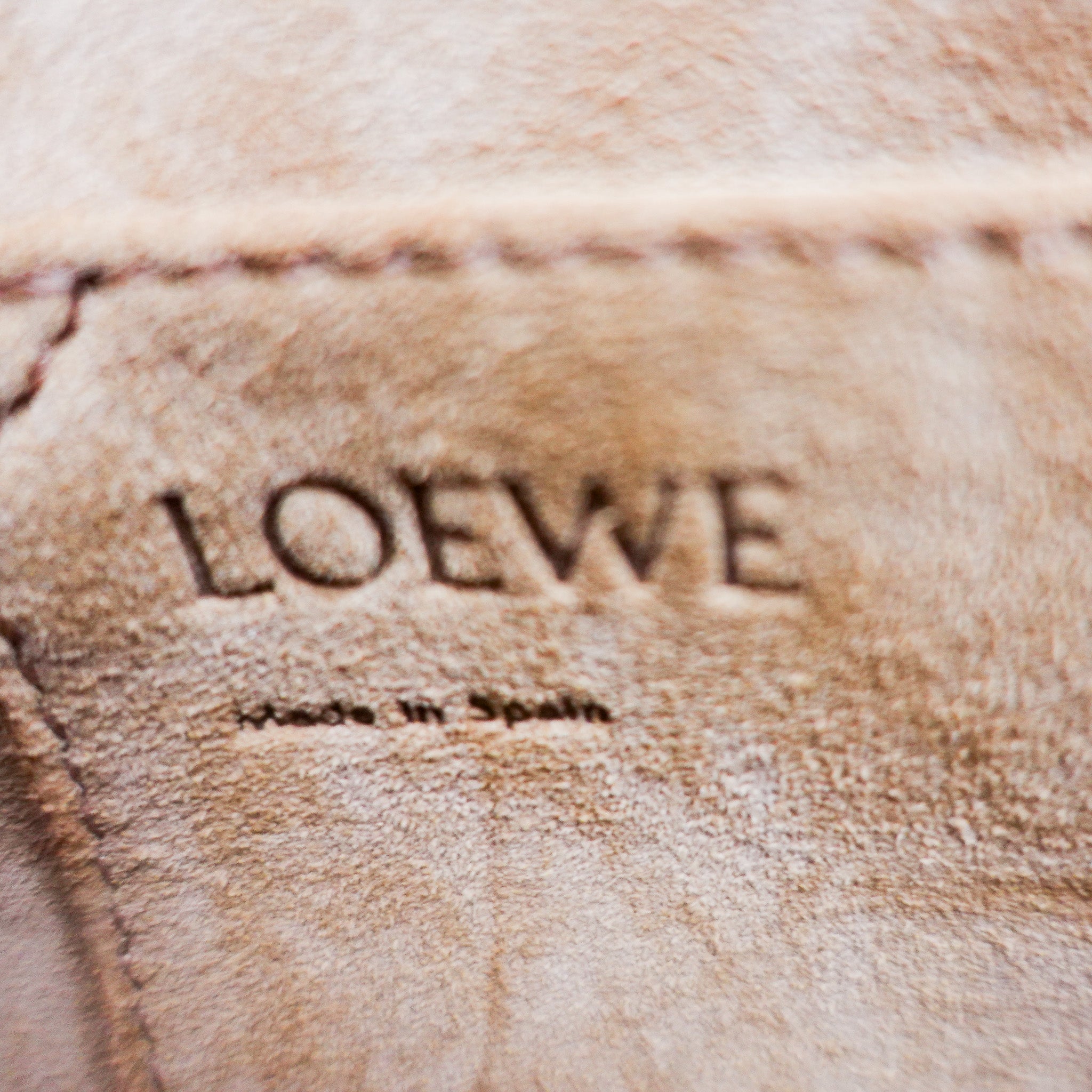 New LOEWE Small Balloon Leather & Canvas Bucket Bag RRP £1.7K | Authentic Preloved - Reloved Again