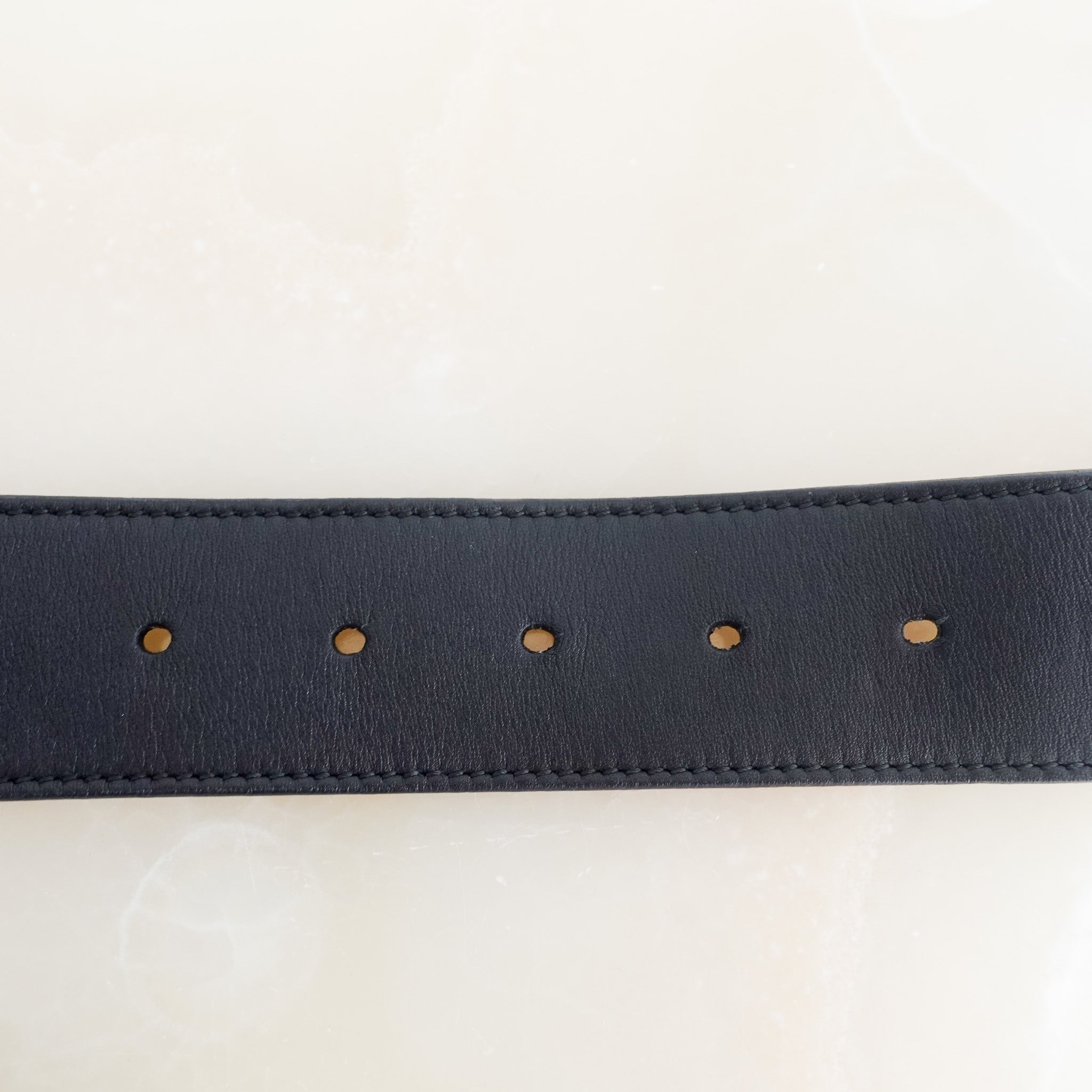 Gucci GG Pearl Gold Belt RRP £450 | Authentic Preloved - Reloved Again