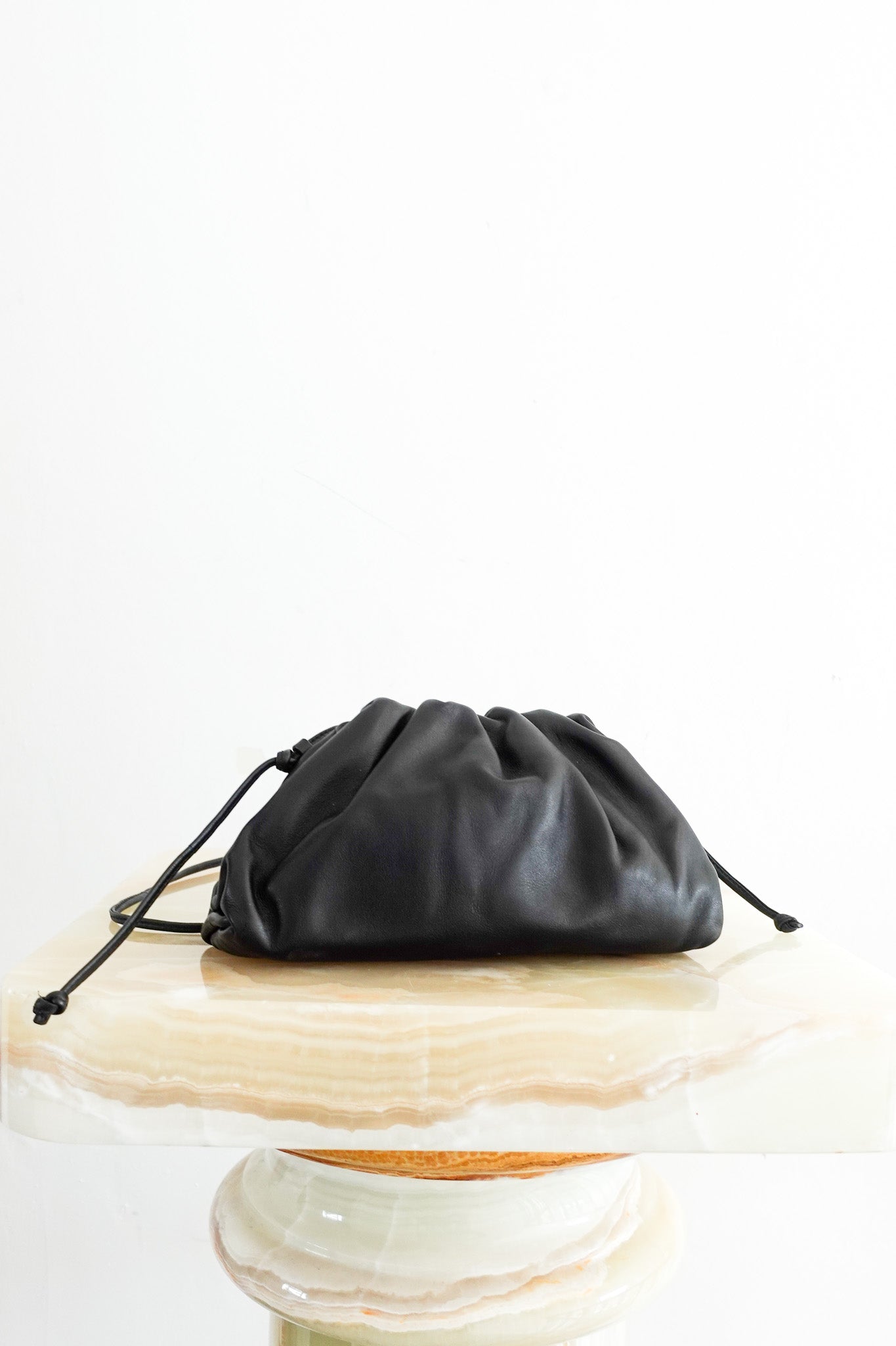 Mini pouch intrecciato leather clutch RRP £1600