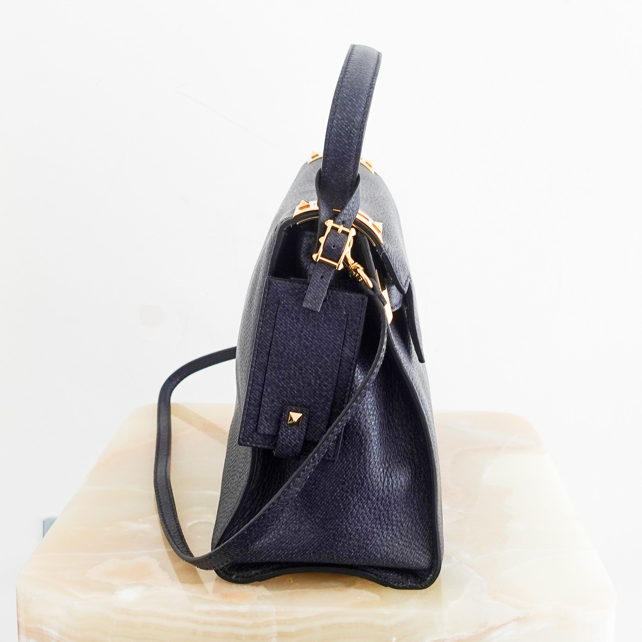 Navy rockstud tote RRP £2k