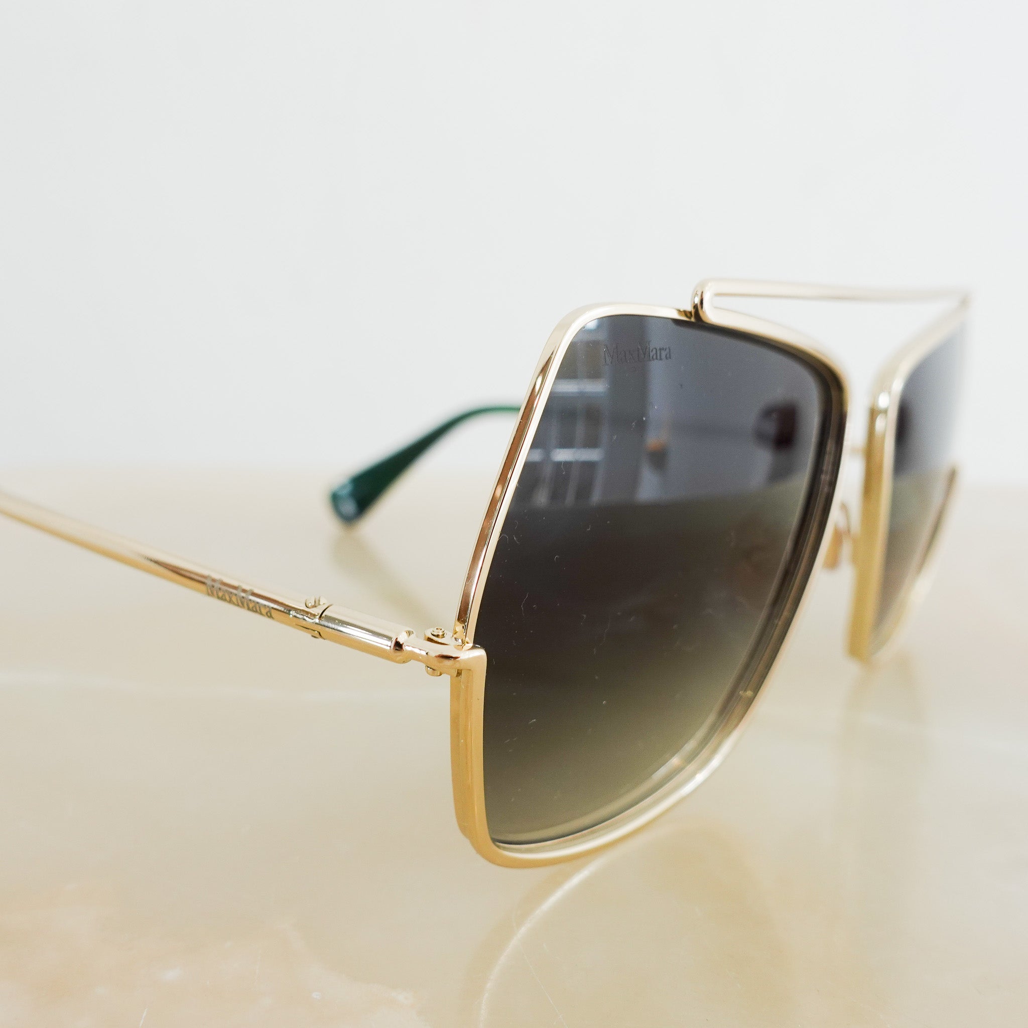 Max Mara Green tint Sunglasses RRP £230 | Authentic Preloved - Reloved Again