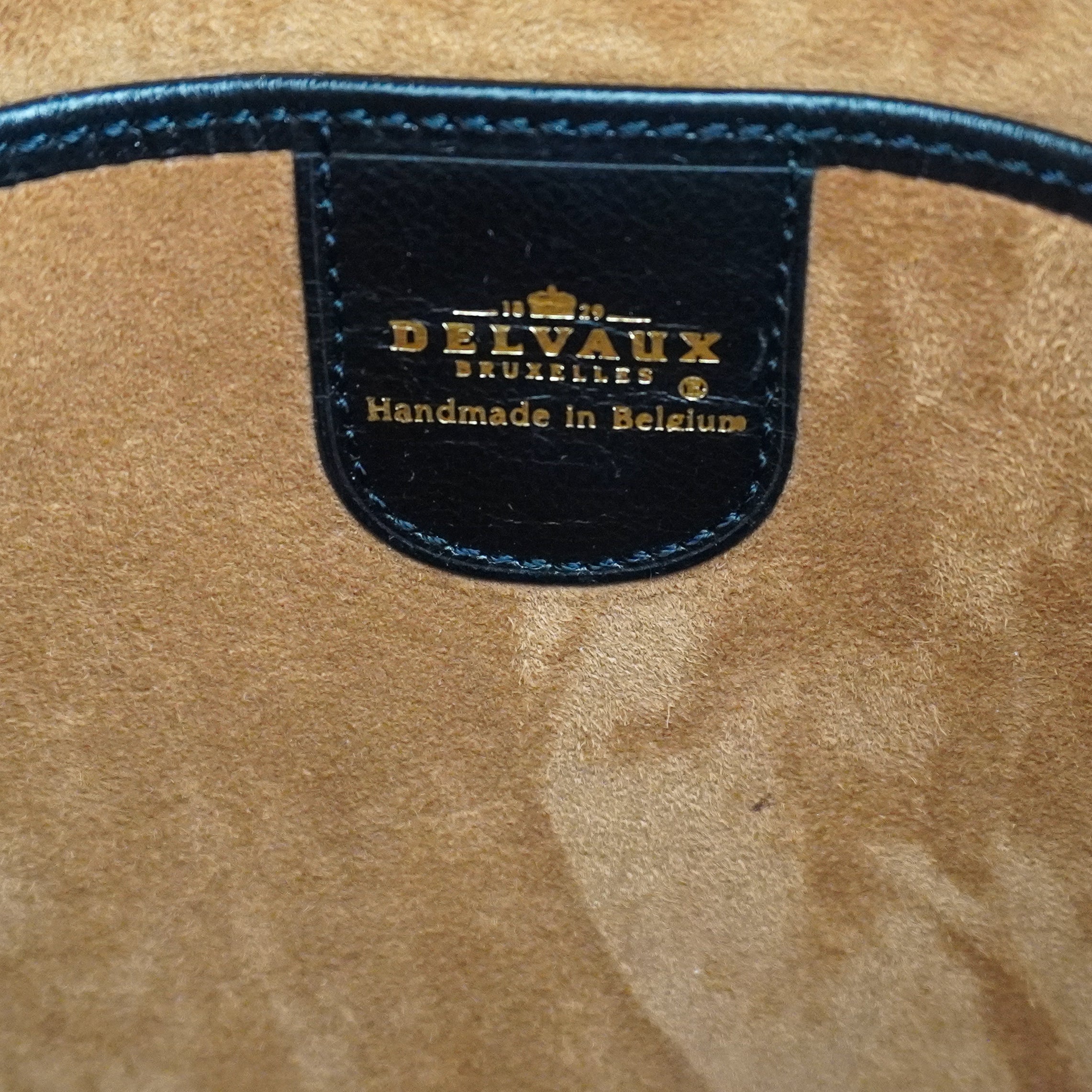 Delvaux Vintage Charme Bag in Black Calf Leather with Gold-Tone Hardware (RRP £3700) | Authentic Preloved