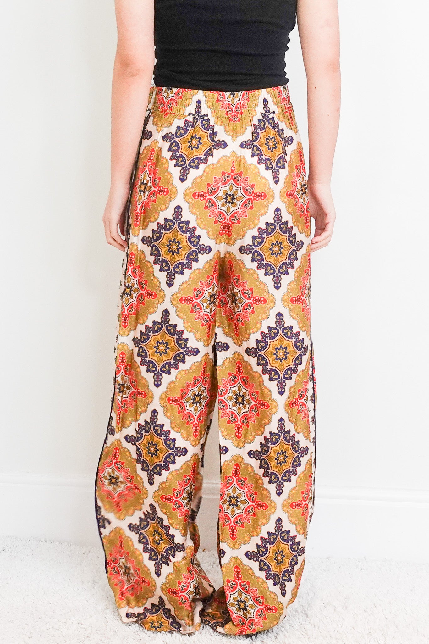 Amalfi printed wideleg trousers RRP £375