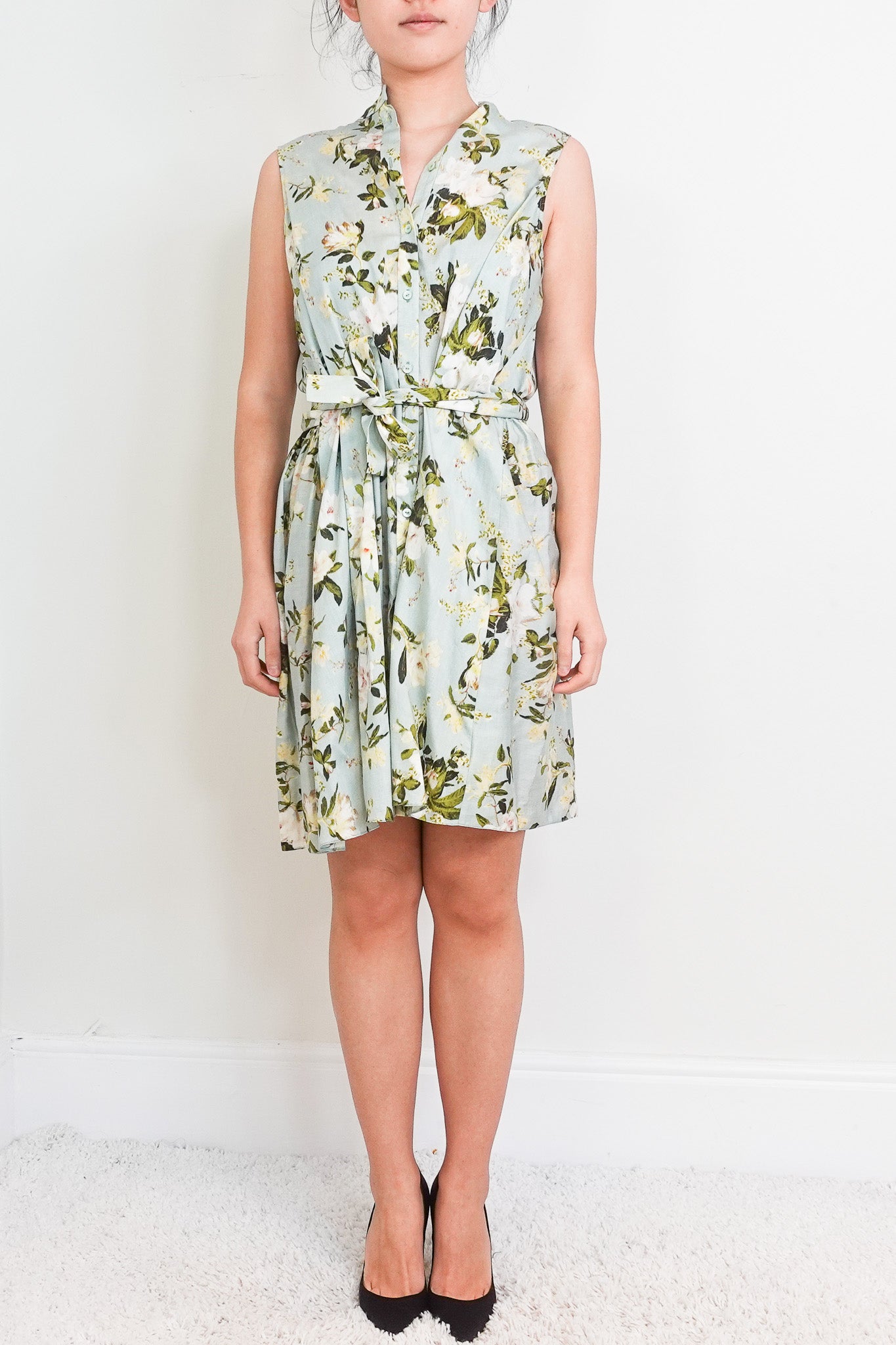 Soleil poplin floral mini dress RRP £750