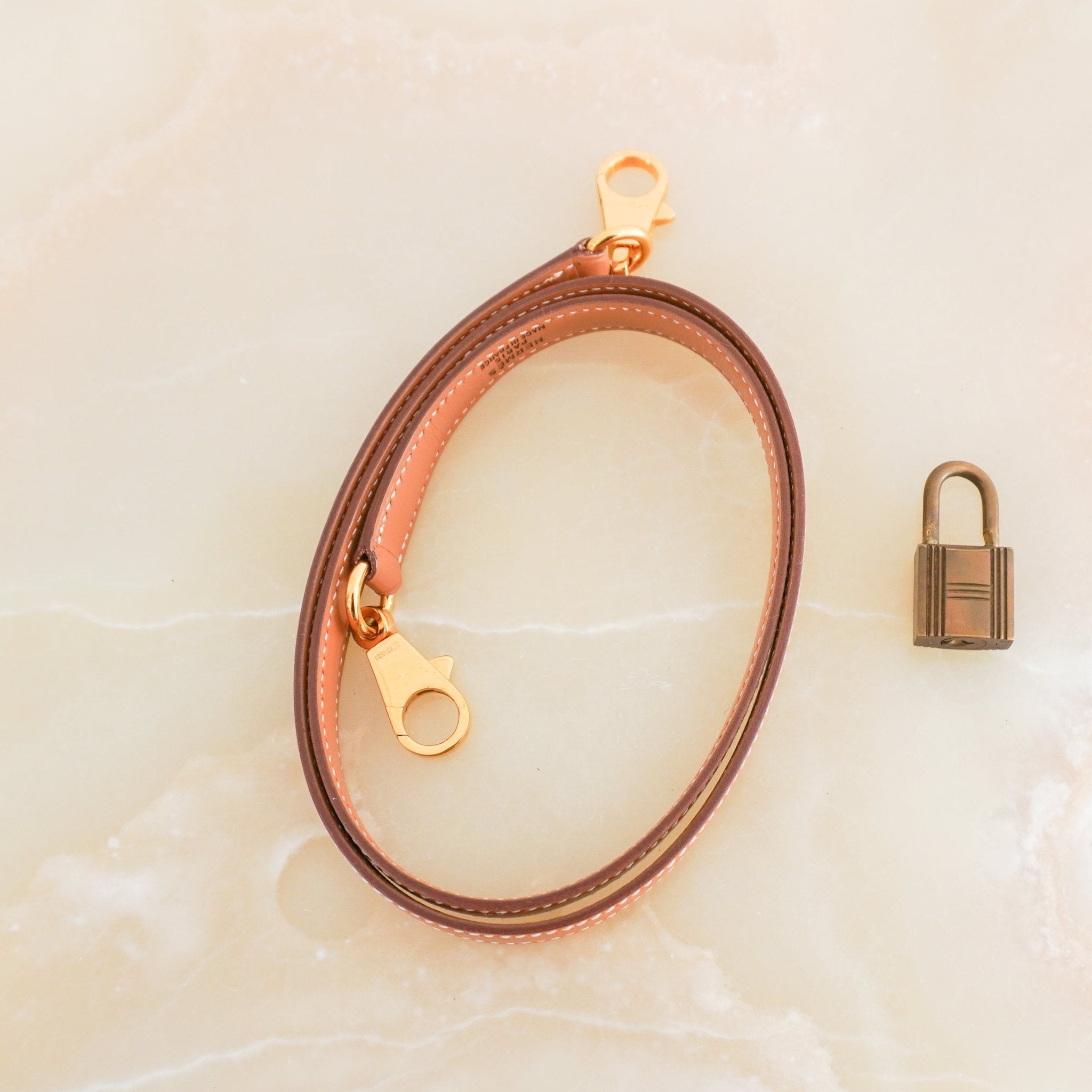 Hermès Kelly 32 Natural Courchevel and Toile with Gold Hardware | Authentic Preloved - Reloved Again