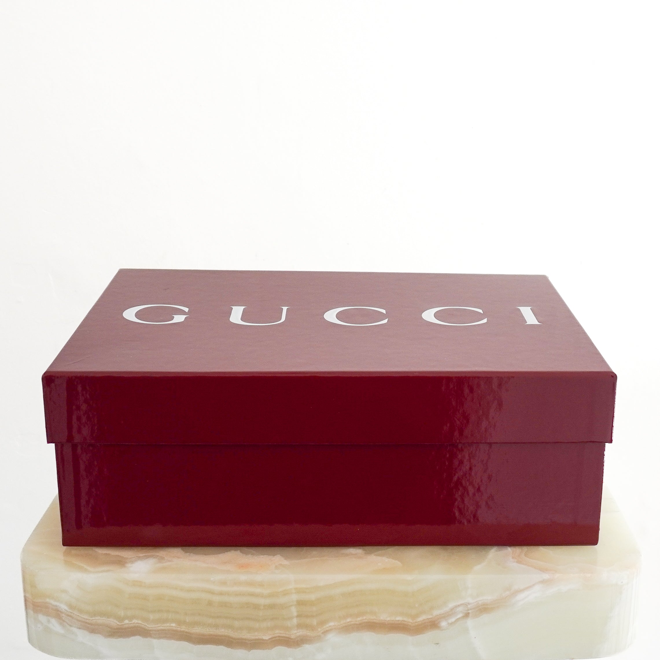 CURRENT SEASON Gucci Orange Horsebit Block Heels (RRP £685) | Authentic Preloved