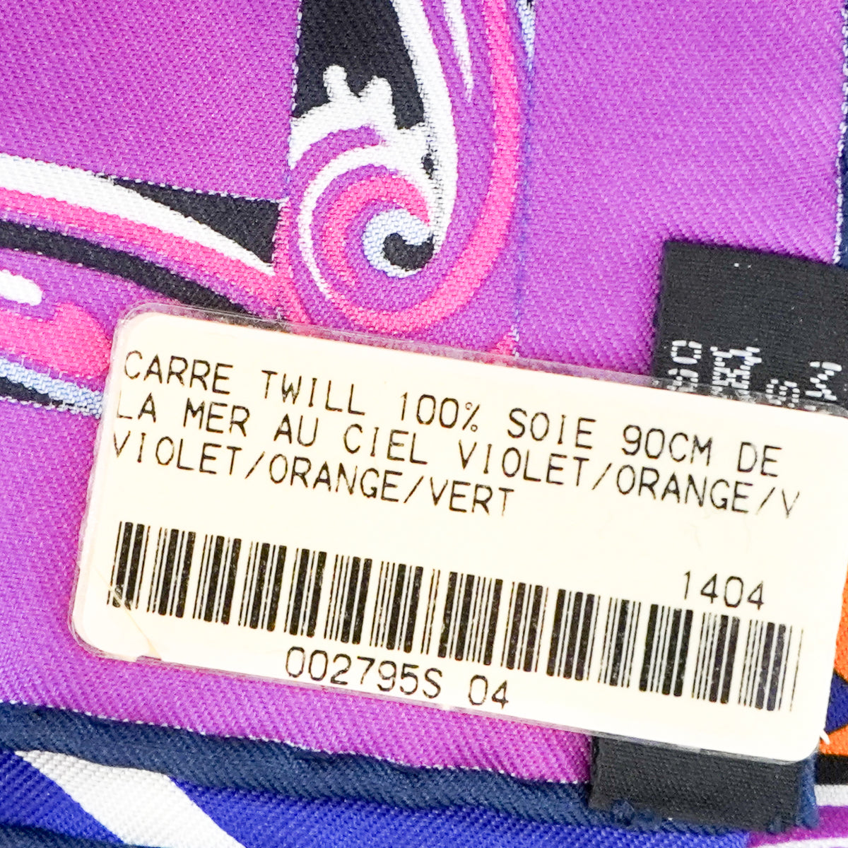 Hermes La Mer au ciel violet Carré scarf RRP £520| FINAL SALE Authentic Preloved