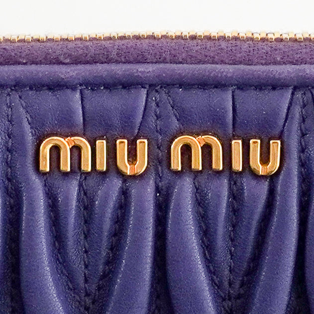 Miu Miu Matelassé Wallet (RRP £710)| Authentic Preloved