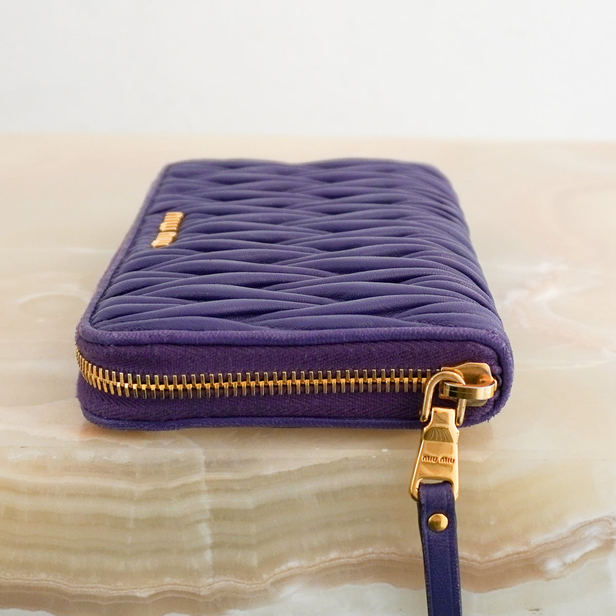 Miu Miu Matelassé Wallet (RRP £710)| Authentic Preloved