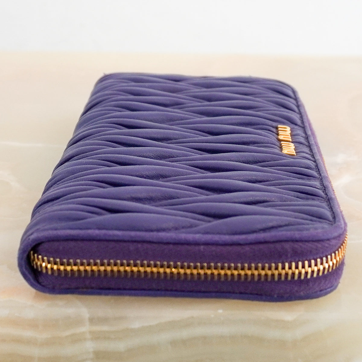 Miu Miu Matelassé Wallet (RRP £710)| Authentic Preloved