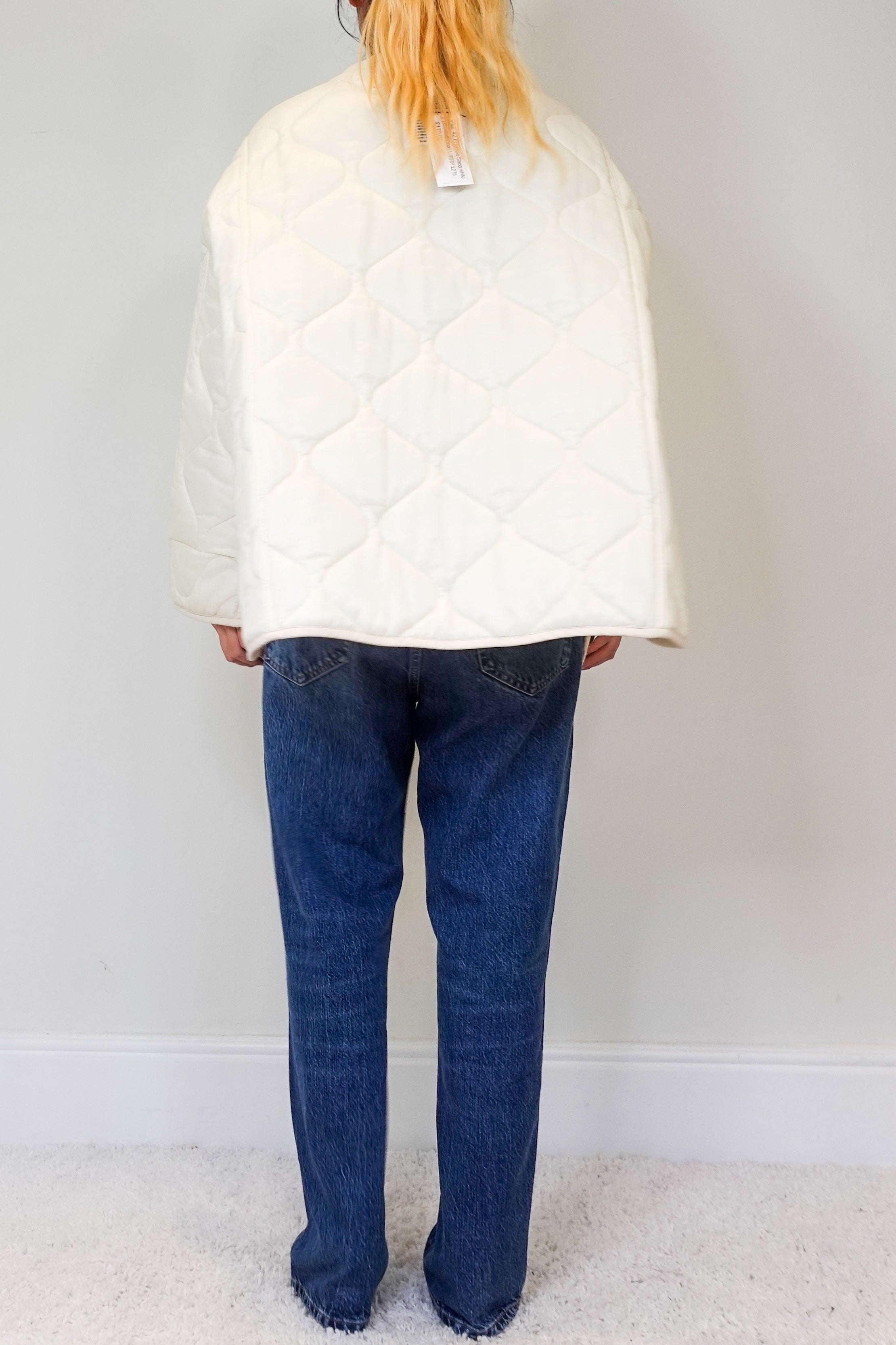 Quilted white jacket RRP £275