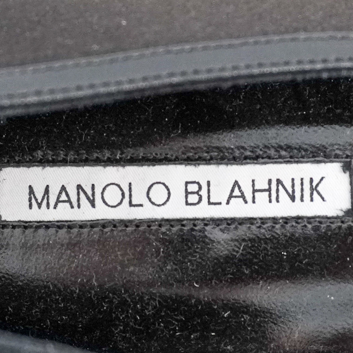 Manolo Blahnik Satin Black Ballet Flats RRP £700 | Authentic Preloved