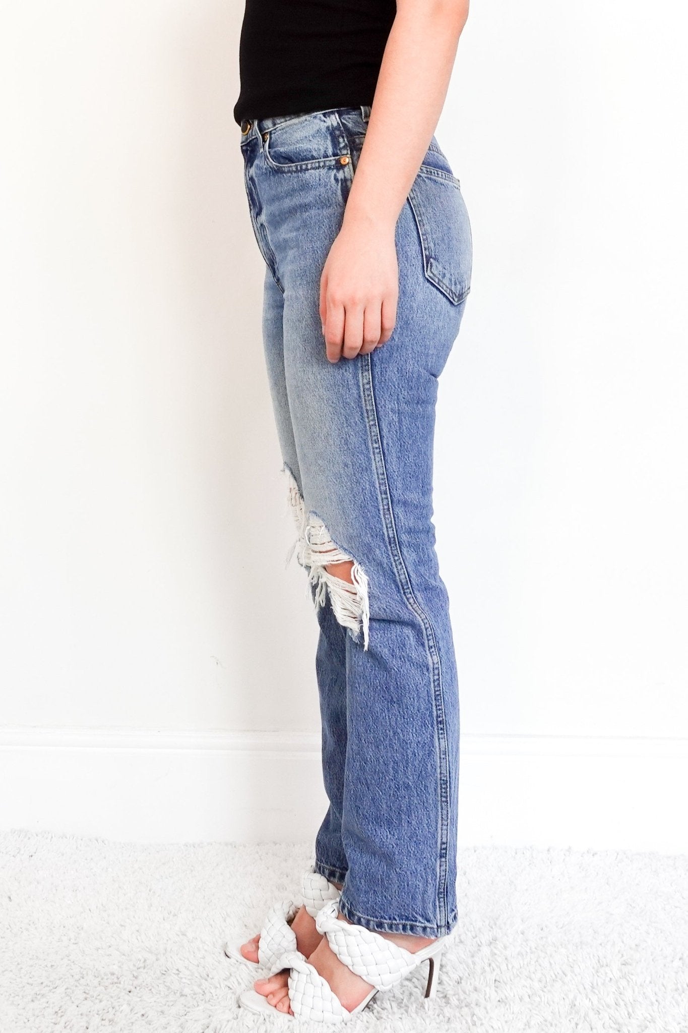 Khaite Blue jeans RRP £700 - Reloved Again