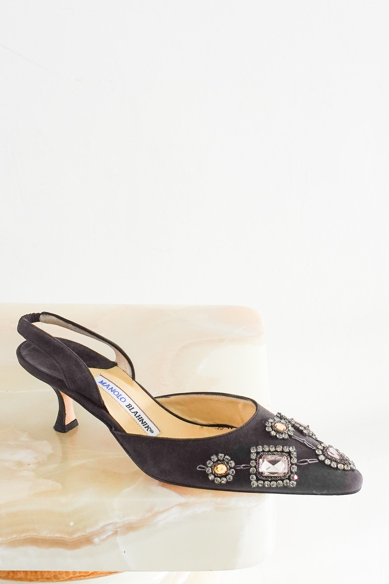 Suede Pumps with Jewels RRP £700